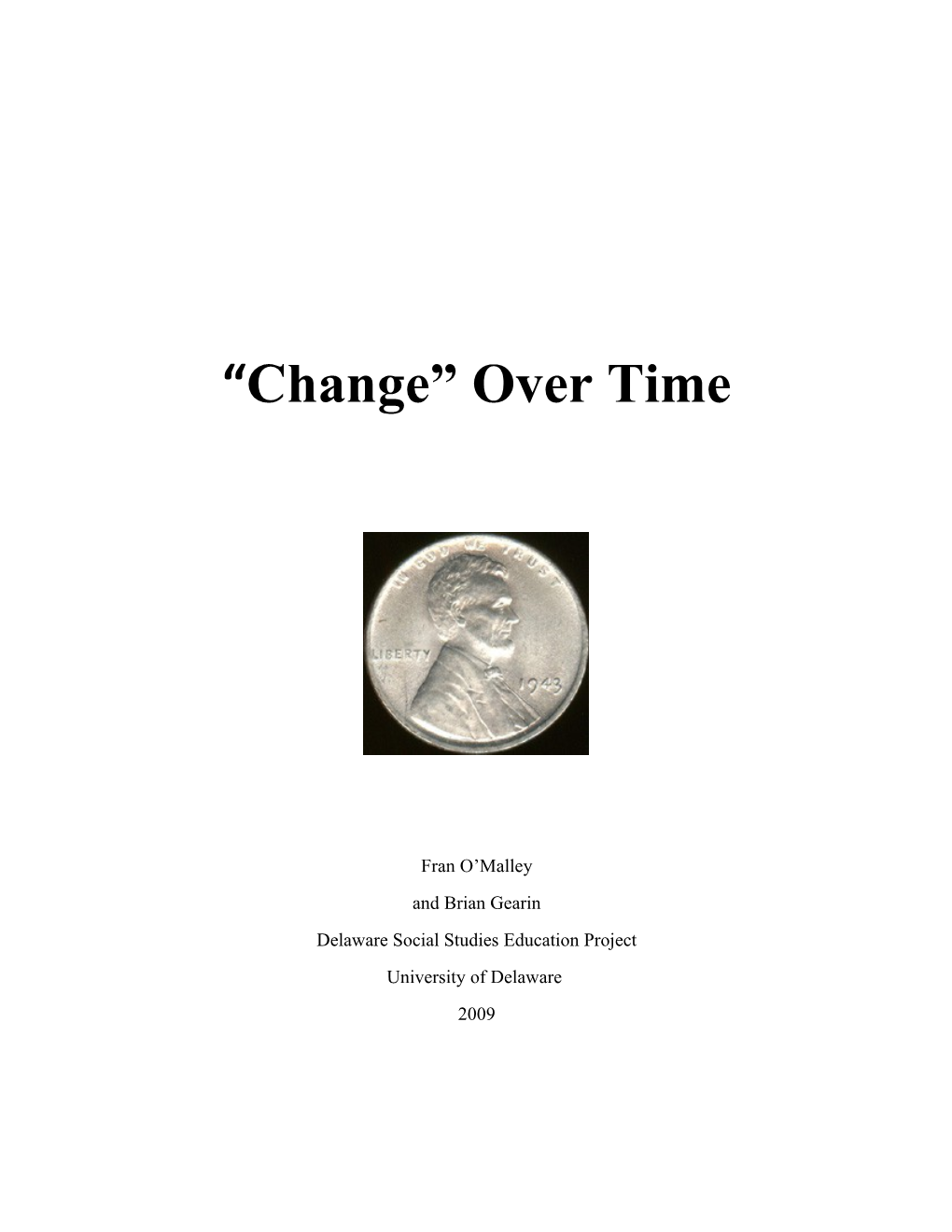 Change Over Time