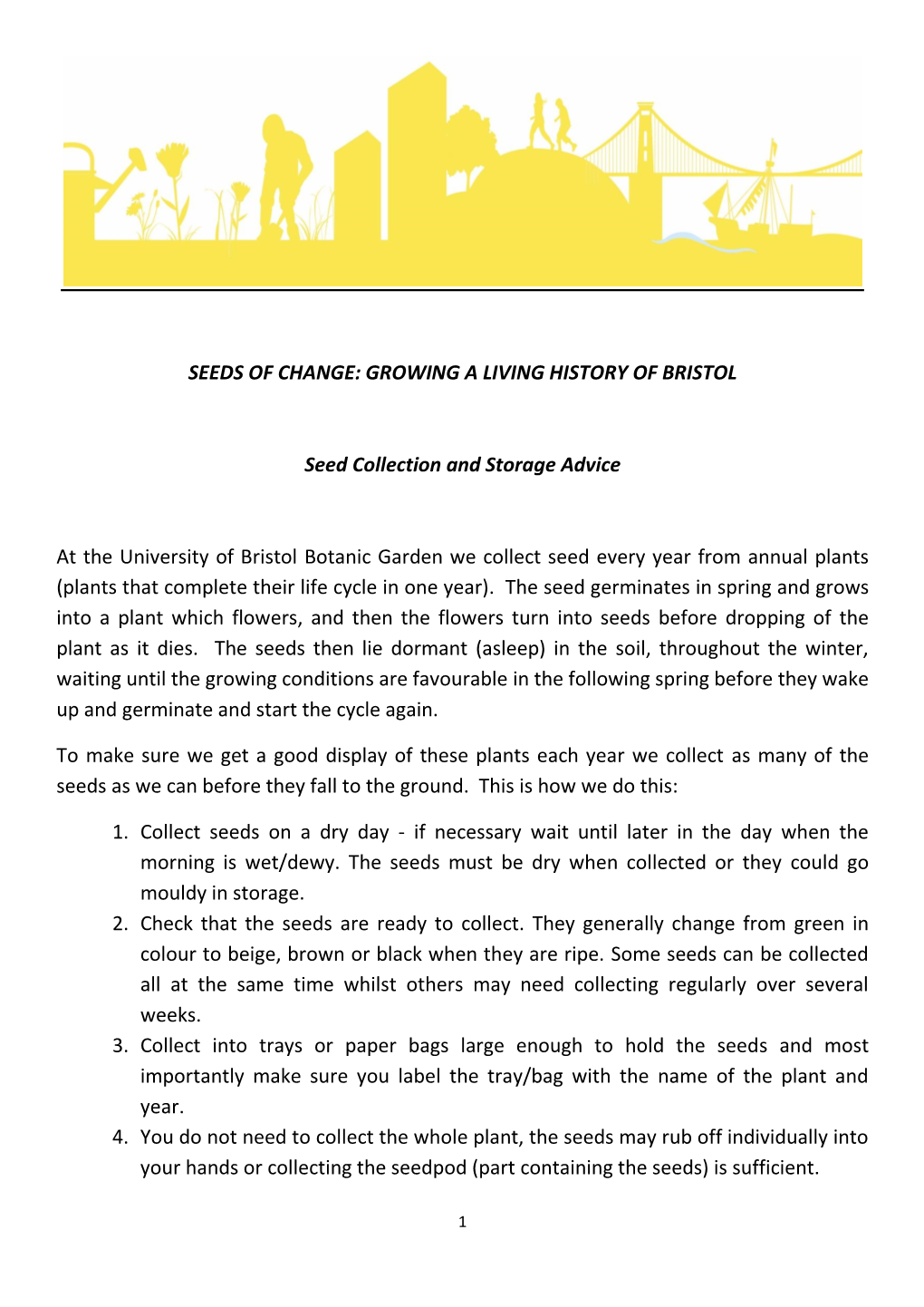 Seeds of Change: Growing a Living History of Bristol