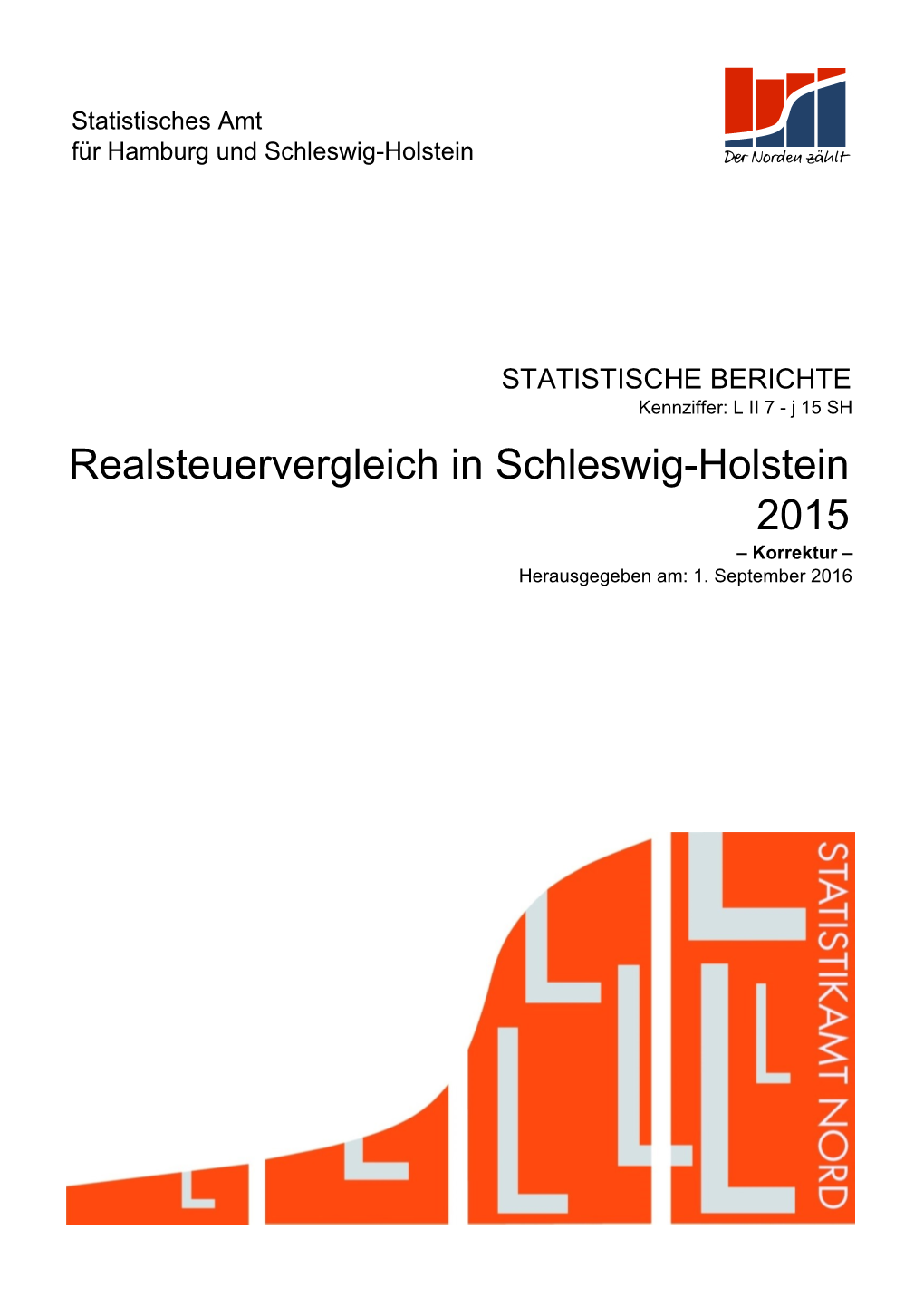 2015 Realsteuervergleich in Schleswig-Holstein