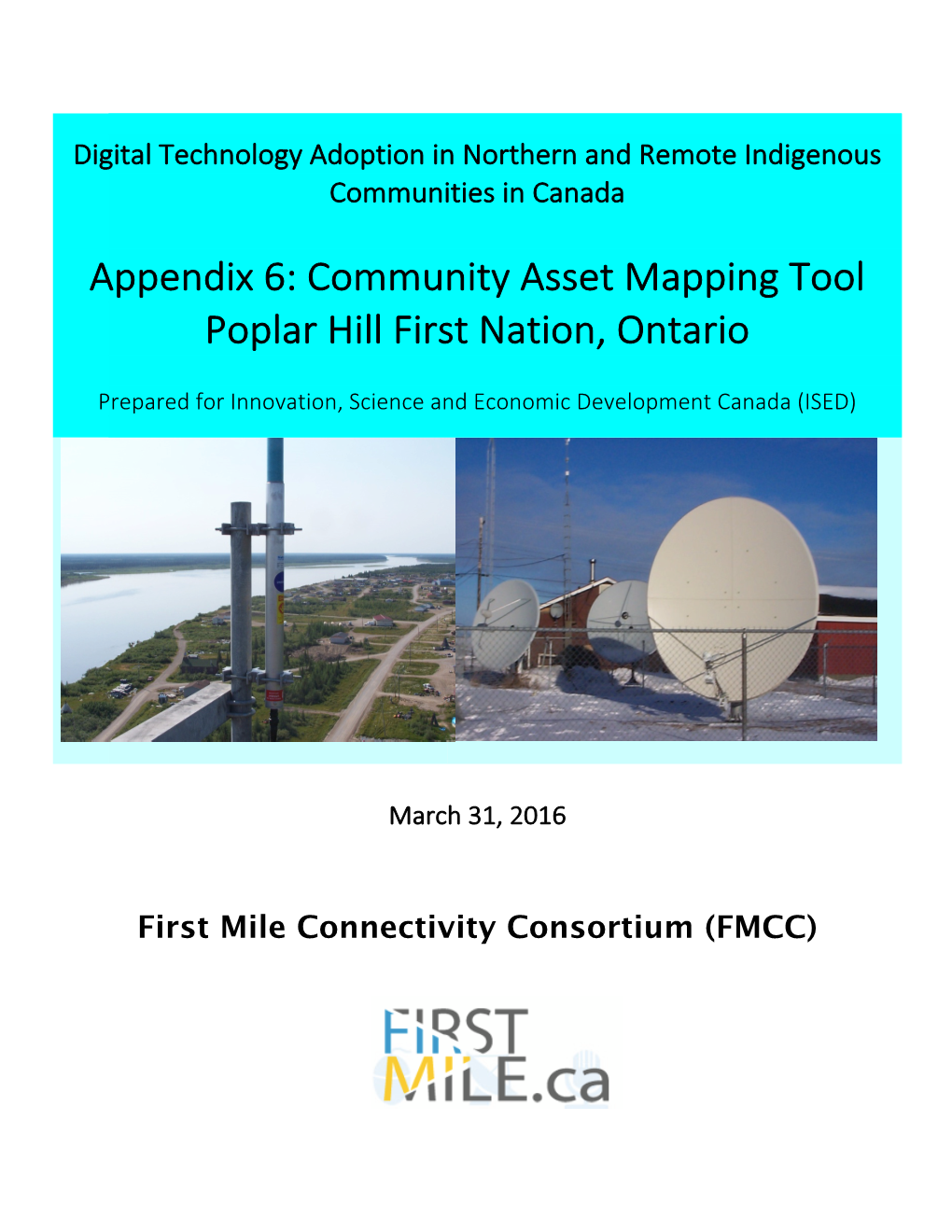 Community Asset Mapping Tool Poplar Hill First Nation, Ontario