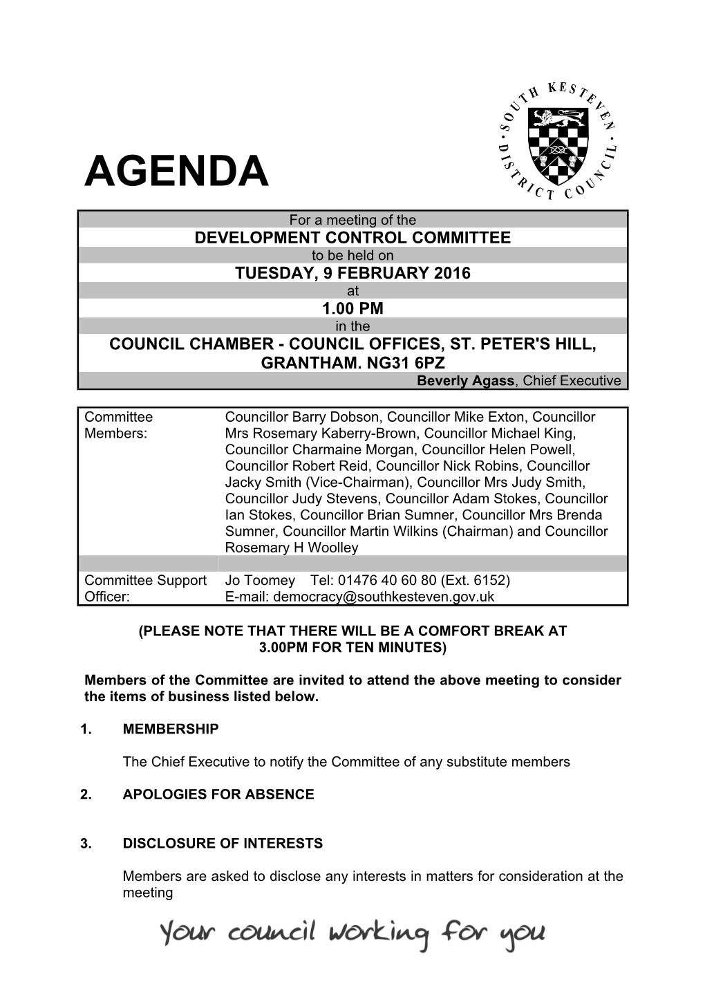 (Public Pack)Agenda Document for Development Control Committee