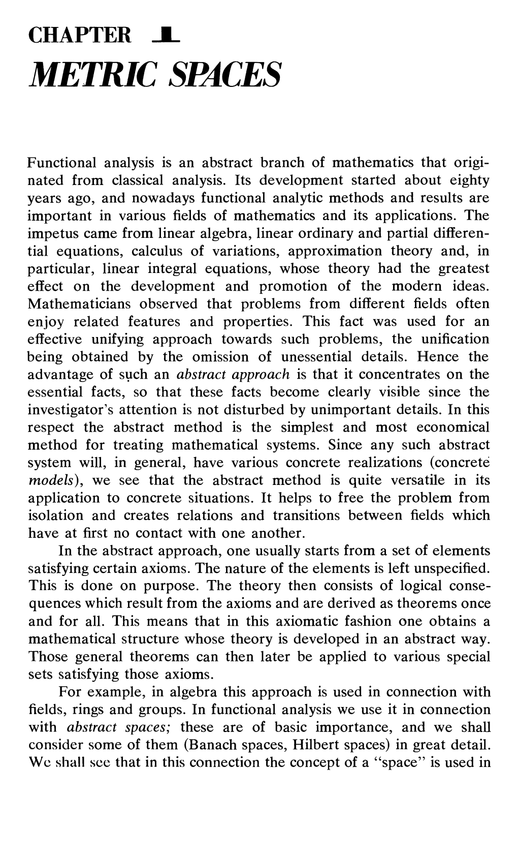 L Metric Spaces