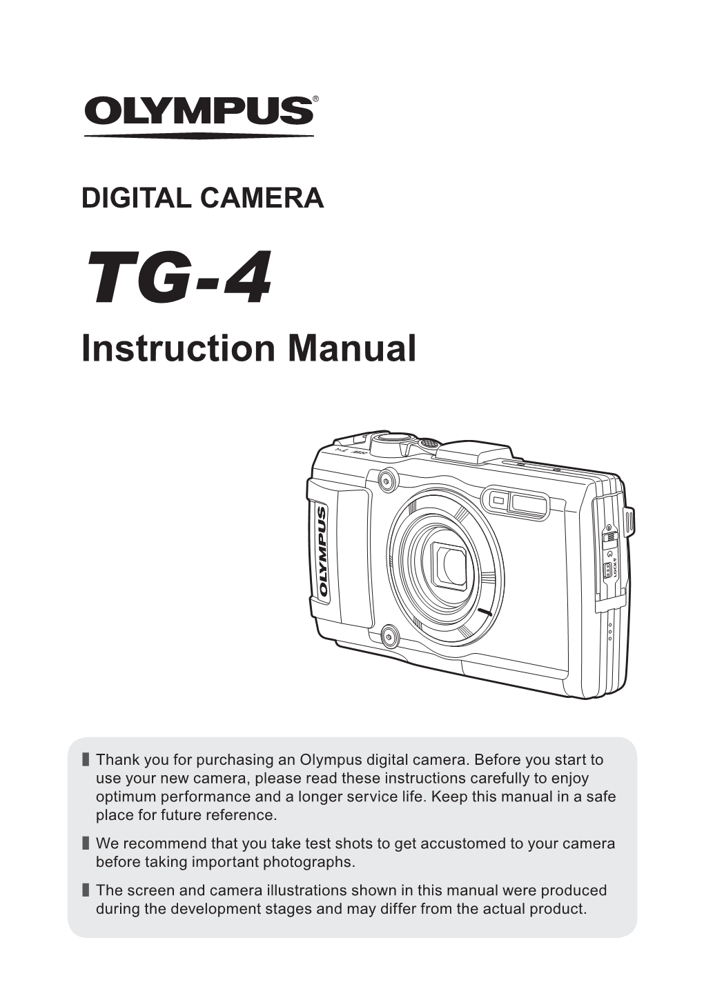 TG-4 Instruction Manual