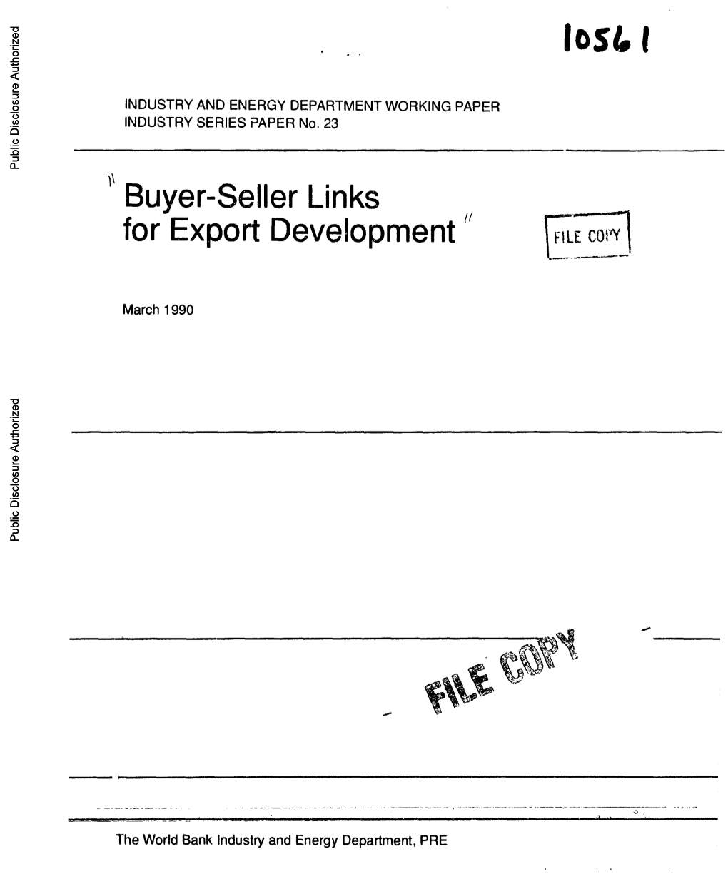 World Bank Document