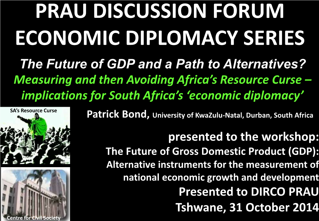 Prau Discussion Forum Economic Diplomacy Series