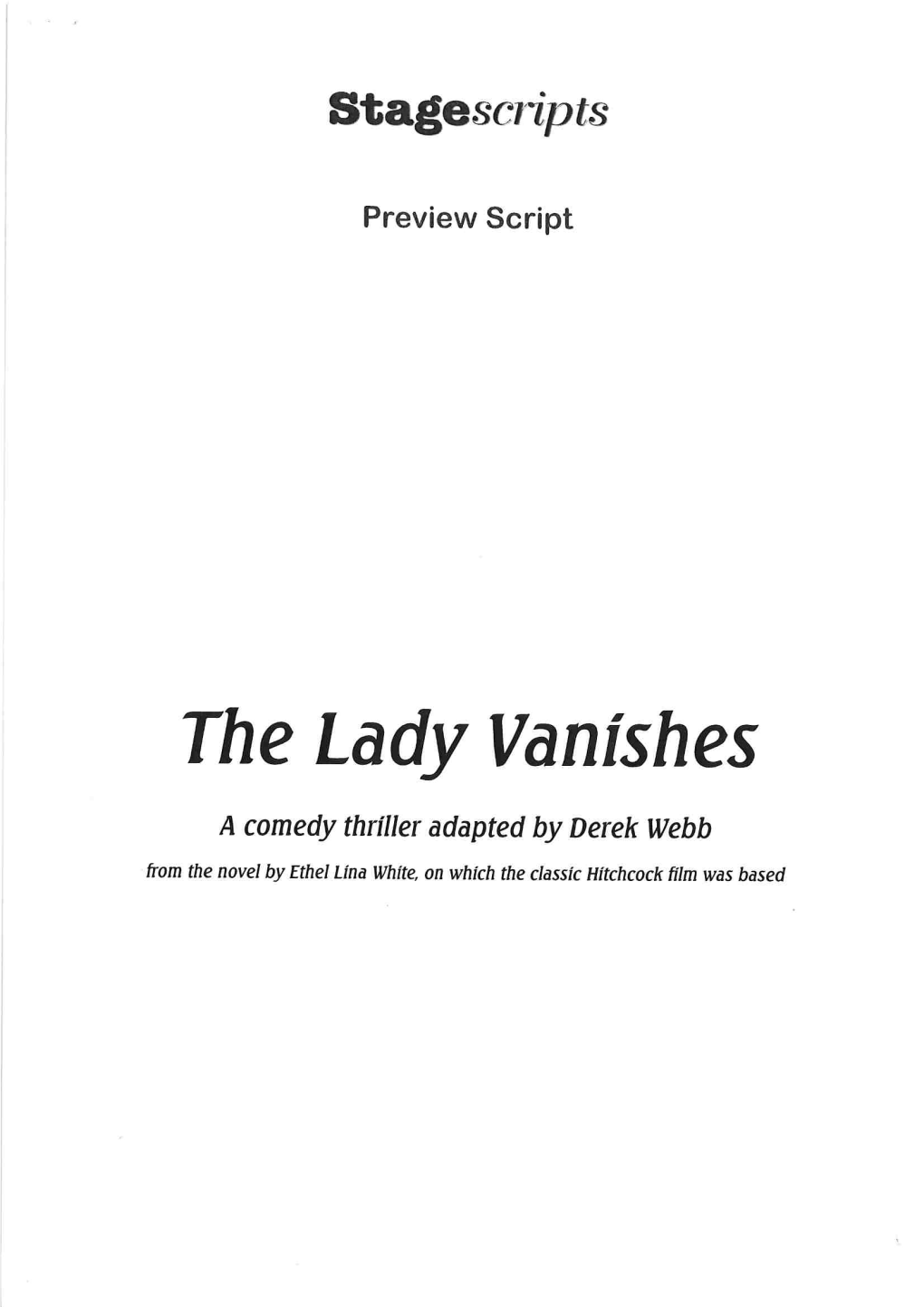 The Lady Vanishes