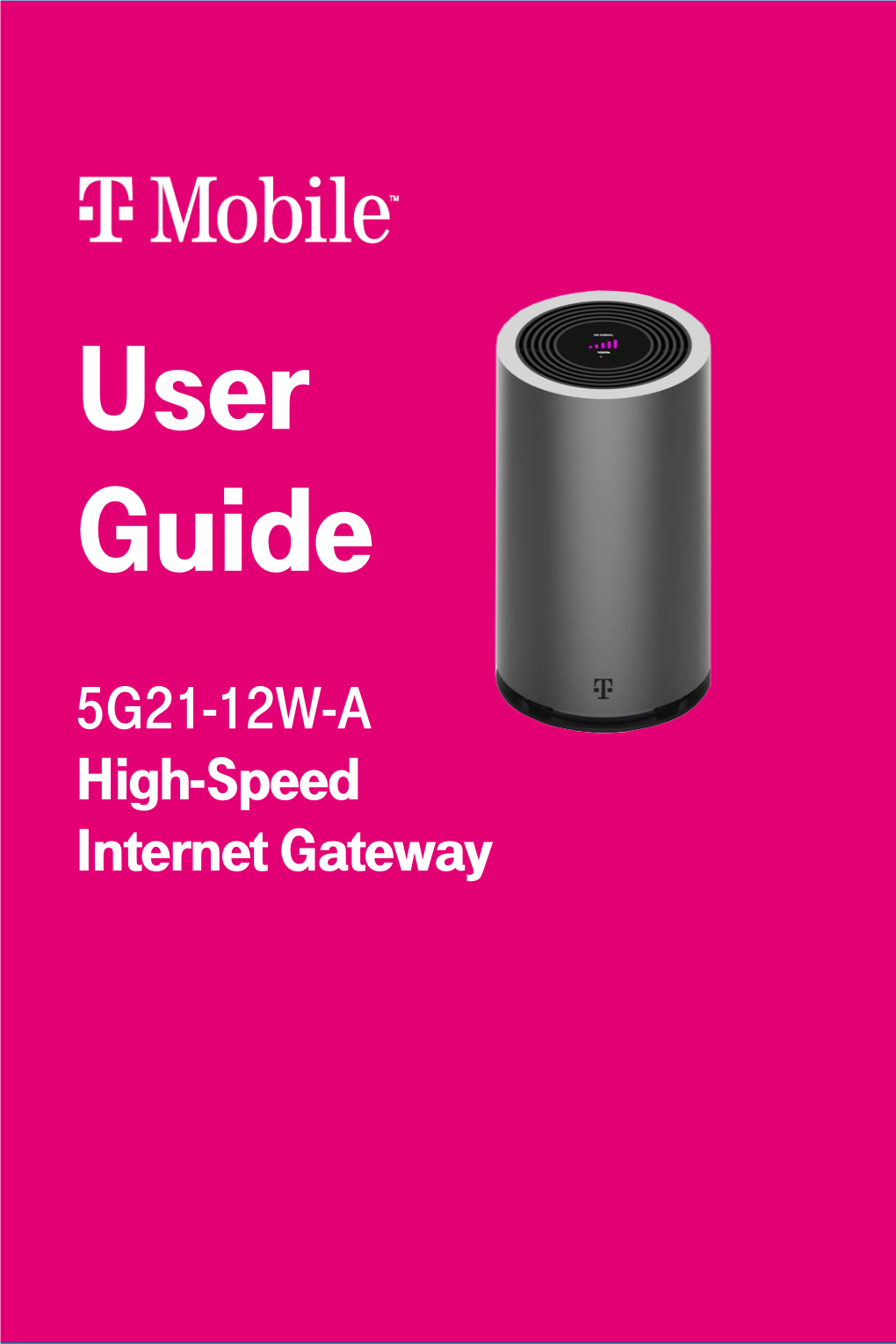 T-Mobile High-Speed Internet Gateway End User Guide.Pdf