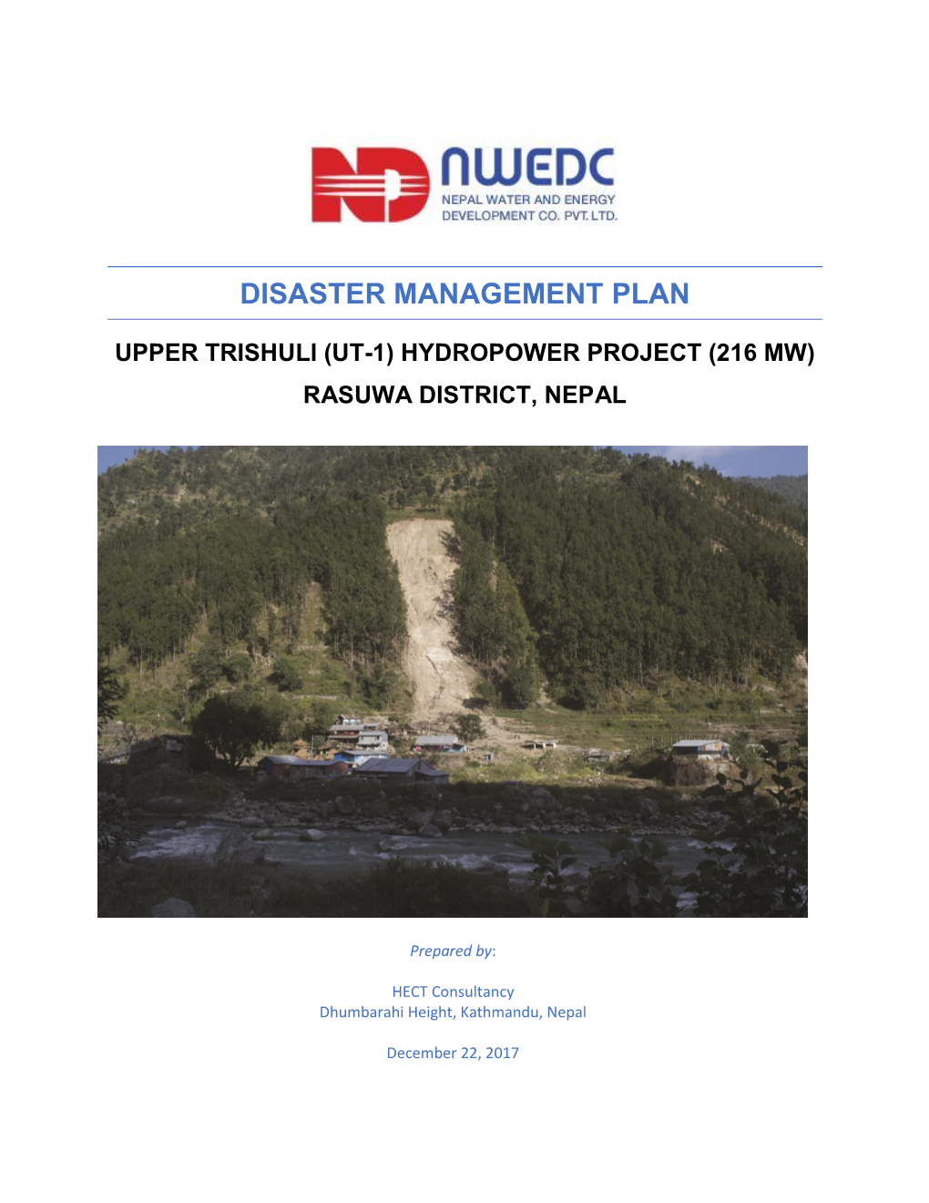 Disaster Management Plan