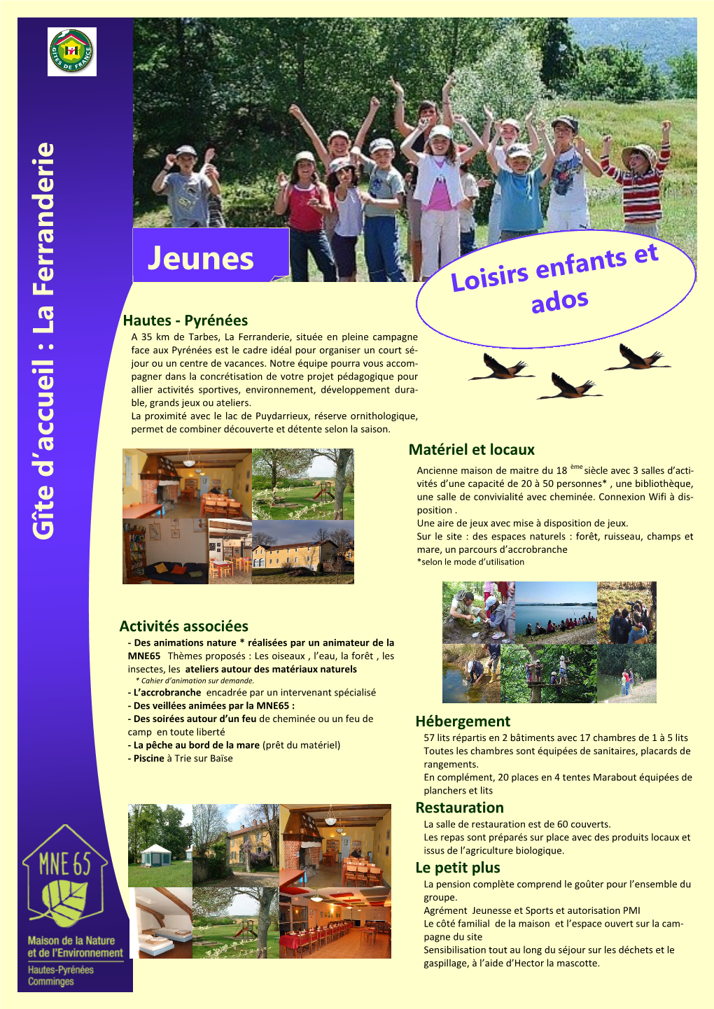 Jeunes À Triebaïse Sur Thèmes Proposés : Les Oiseaux , L’Eau, La Forêt , Les Les , Forêt La L’Eau, , Oiseaux Les : Proposés Thèmes