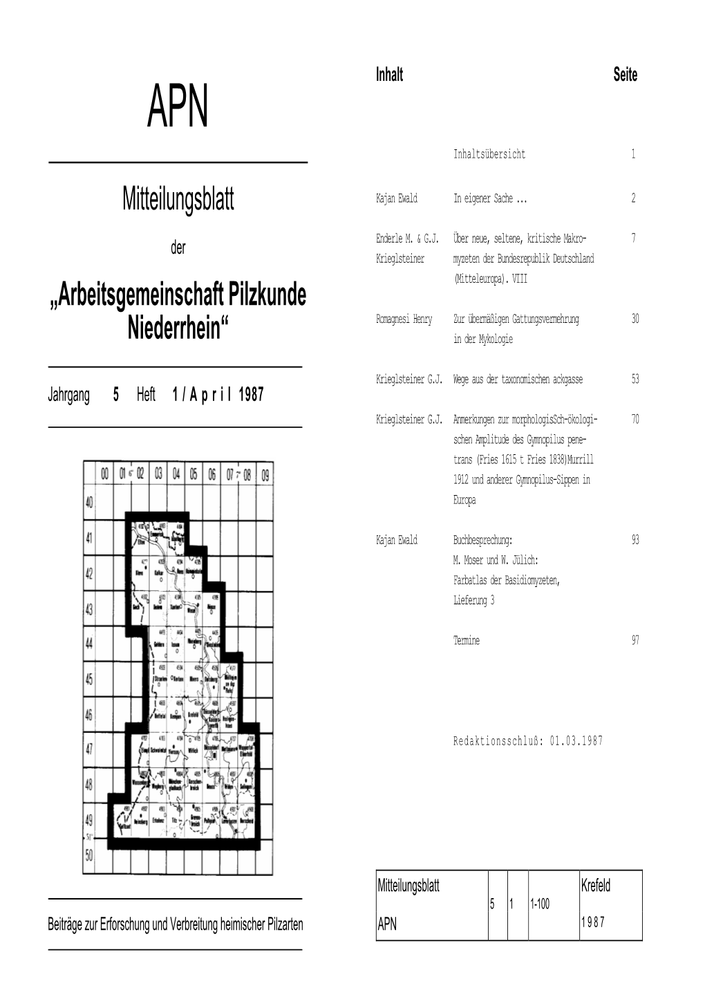 APN Inhaltsübersicht 1