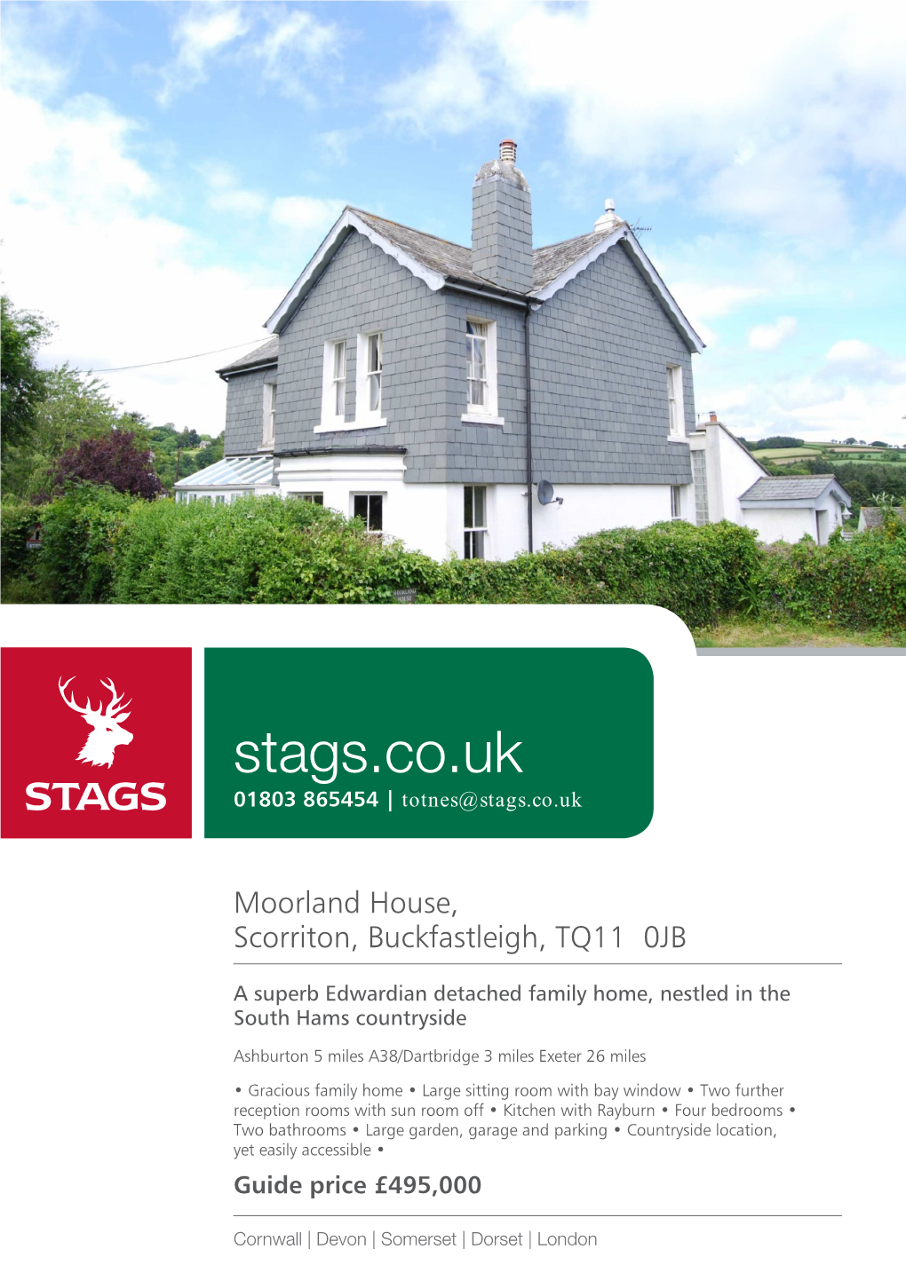 Stags.Co.Uk 01803 865454 | Totnes@Stags.Co.Uk