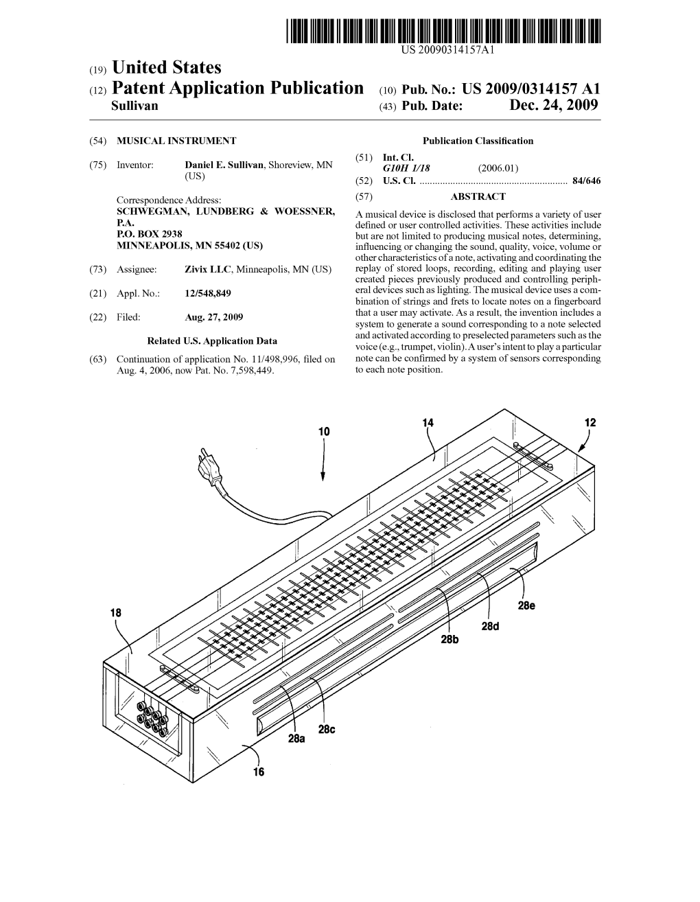 (19) United States (12) Patent Application Publication (10) Pub