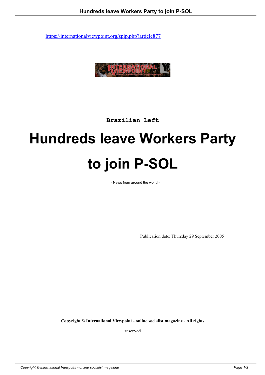 Hundreds-Leave-Workers-Party-To-Join