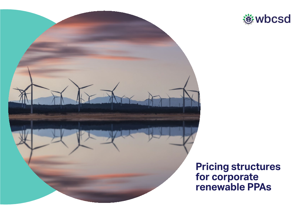 Pricing Structures for Corporate Renewable Ppas Contents