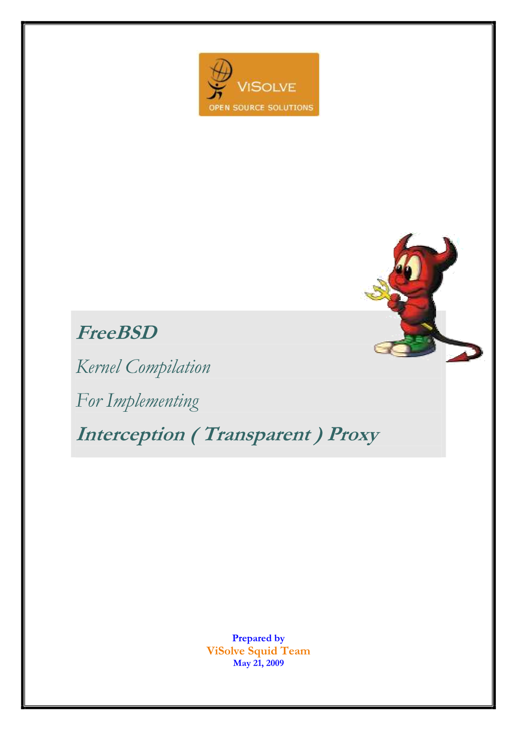 Freebsd Interception ( Transparent ) Proxy