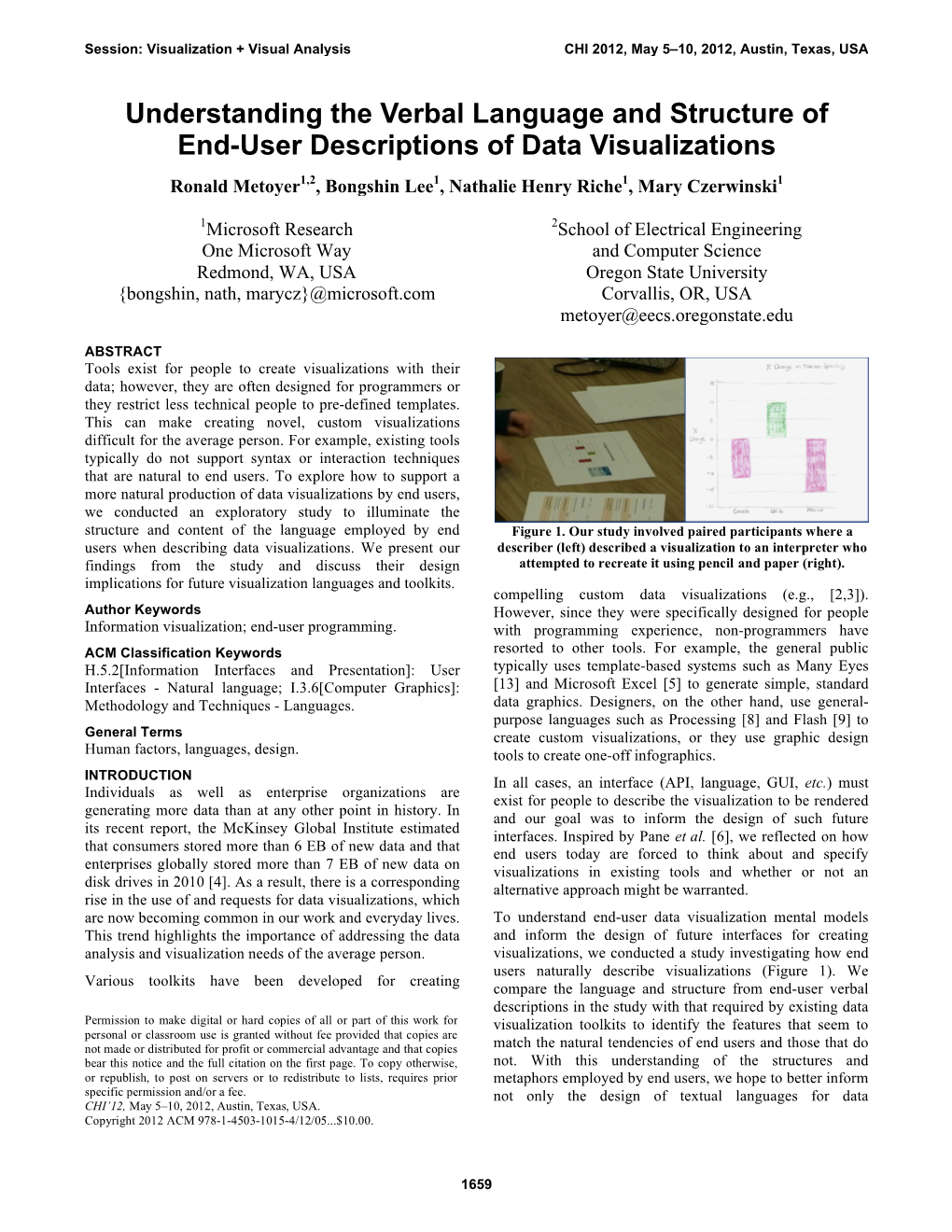 Understanding the Verbal Language and Structure of End-User