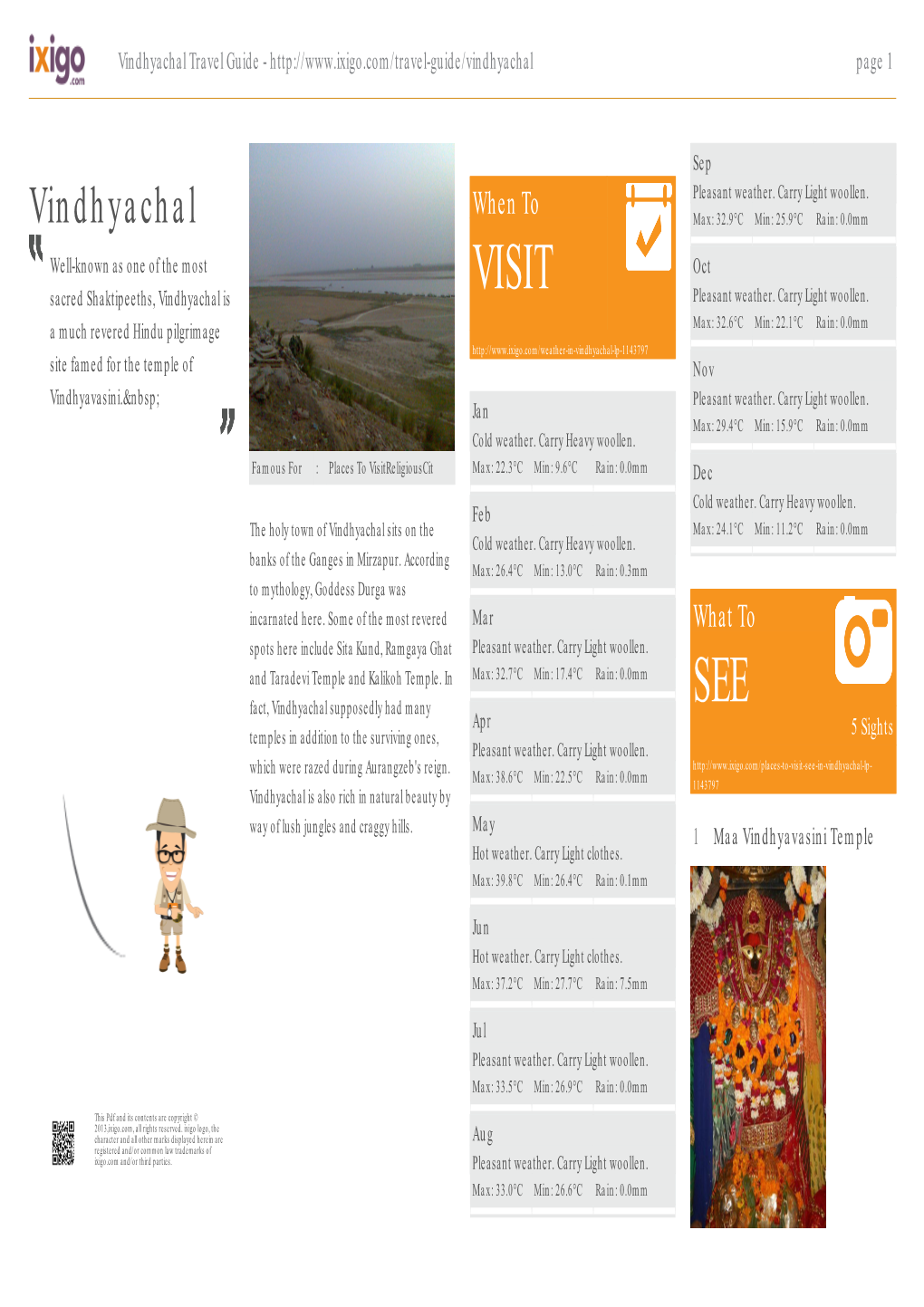 Vindhyachal Travel Guide - Page 1