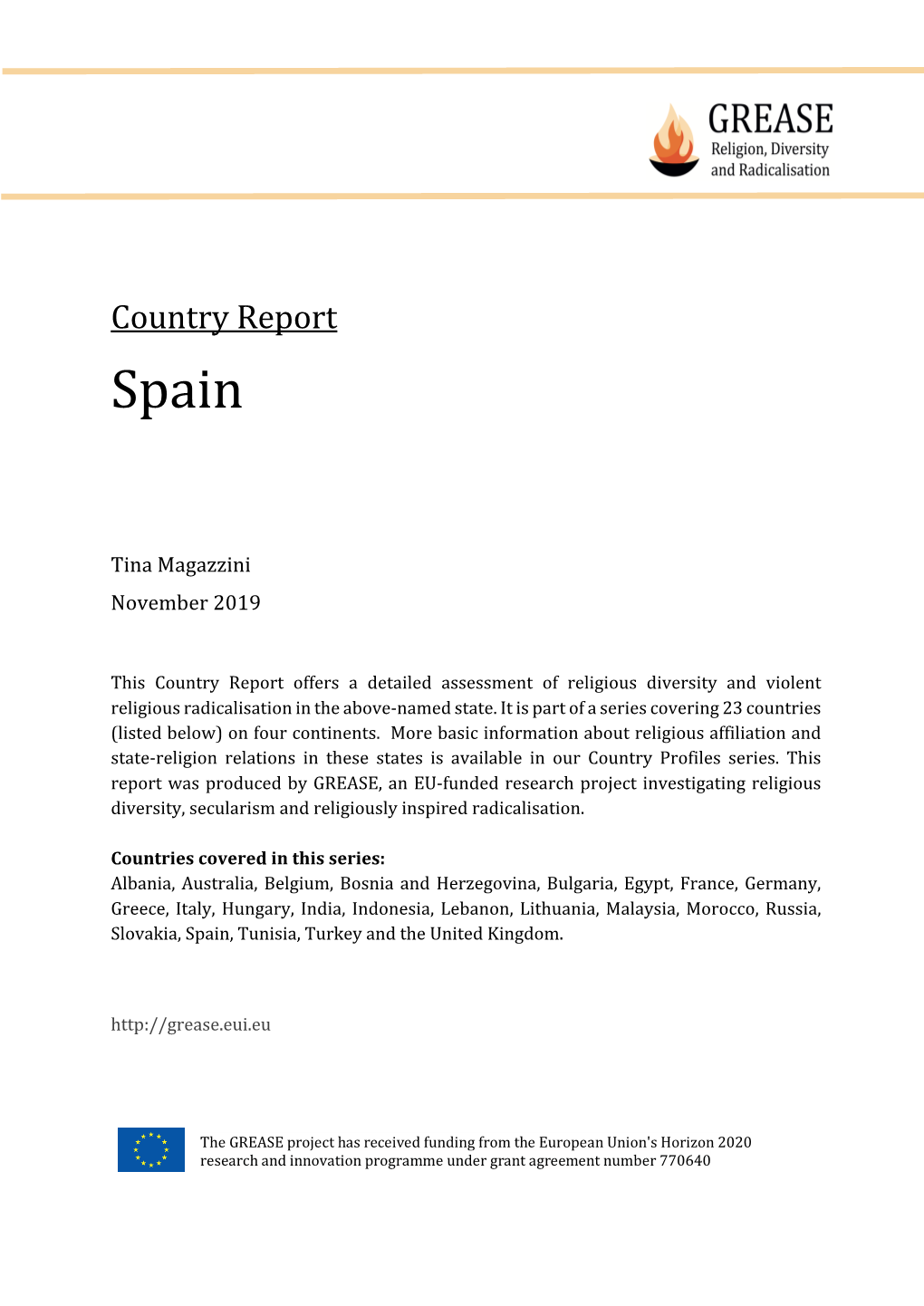 Spain Report