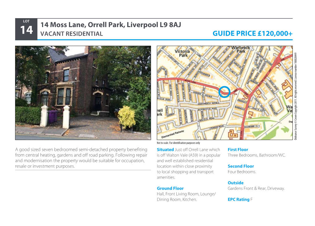 51–53 Blessington Road, Liverpool L4 0RY 14 Moss Lane, Orrell Park