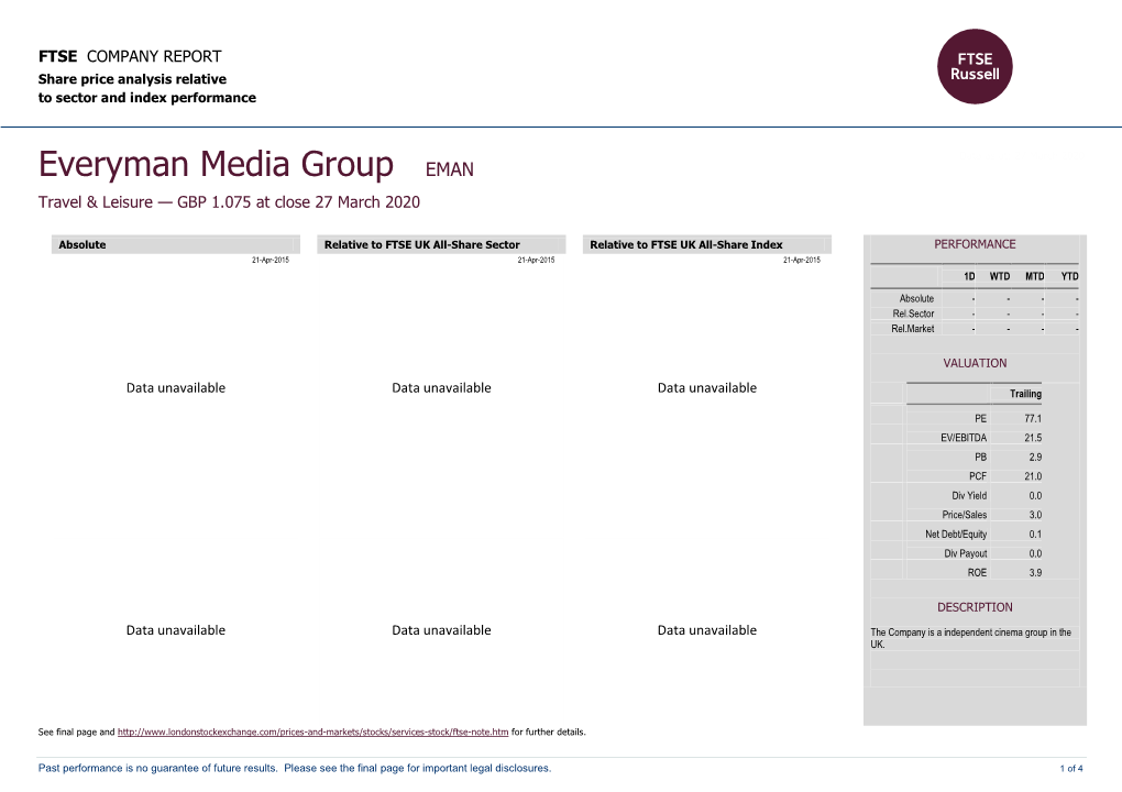 FTSE Factsheet