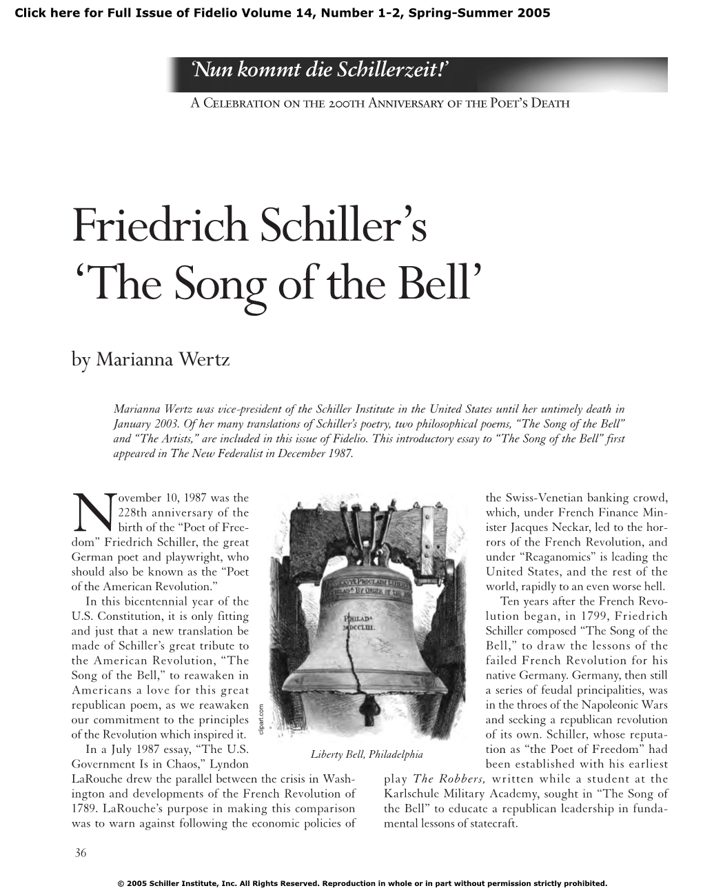 Friedrich Schiller's