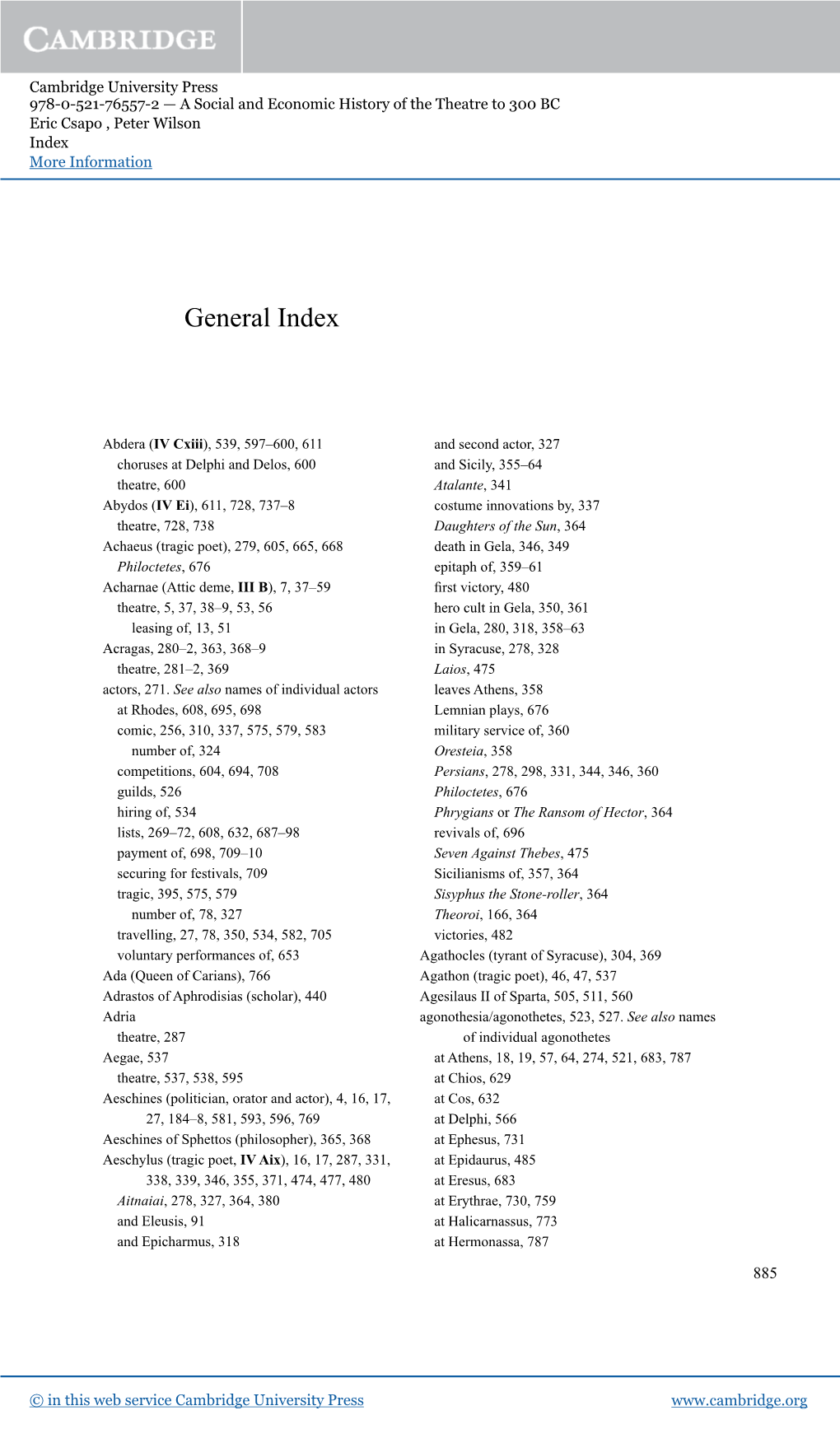 General Index