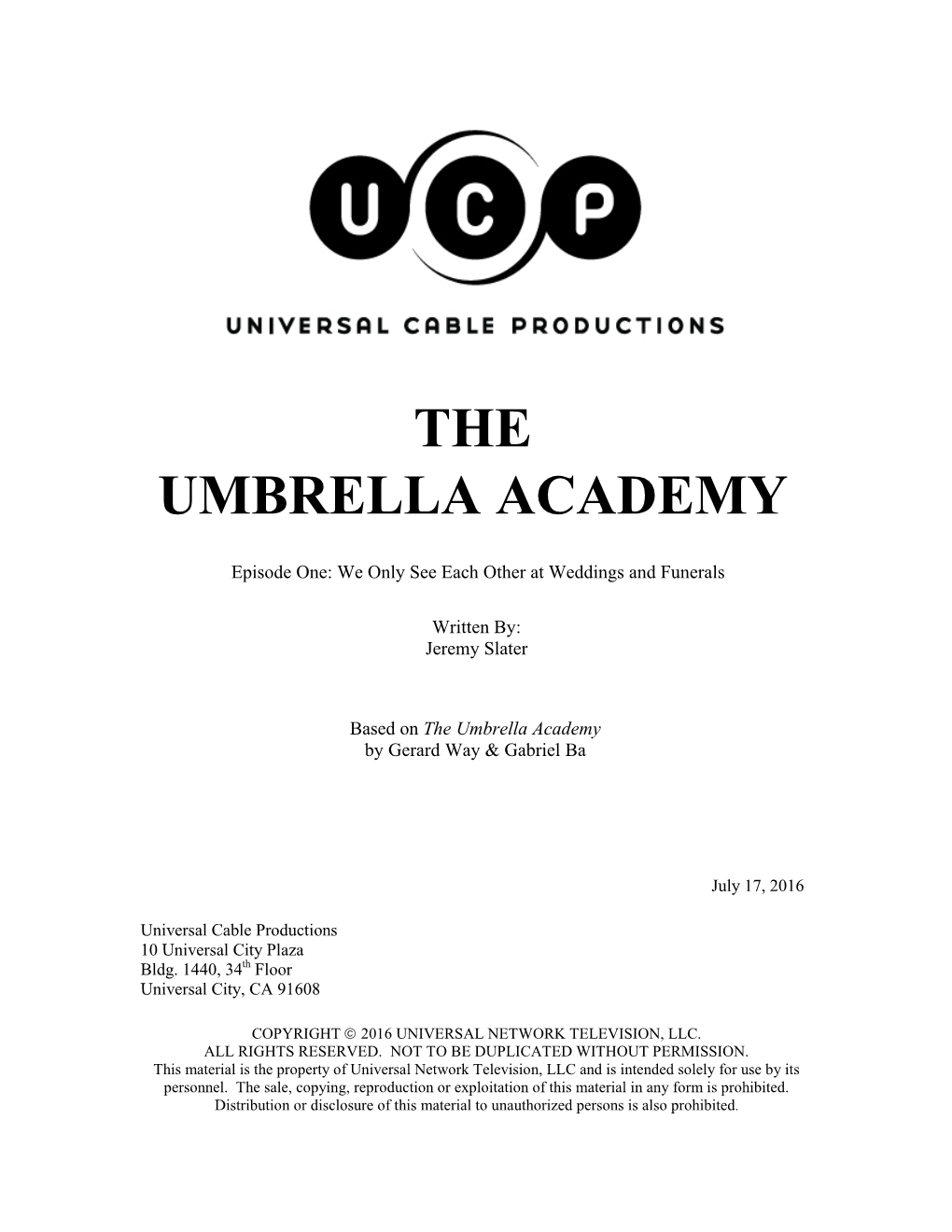 The Umbrella Academy