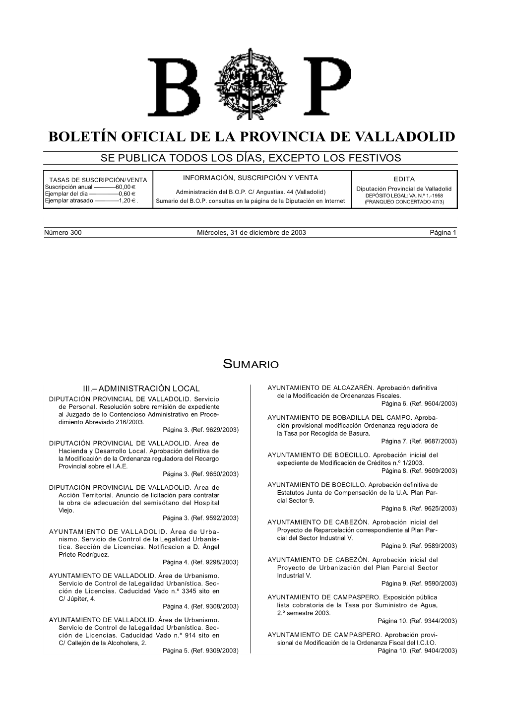 Boletín Oficial De La Provincia De Contra El Decreto De La Presidencia N.º 4476 De 1 De Octubre De V a L L a D O L I D