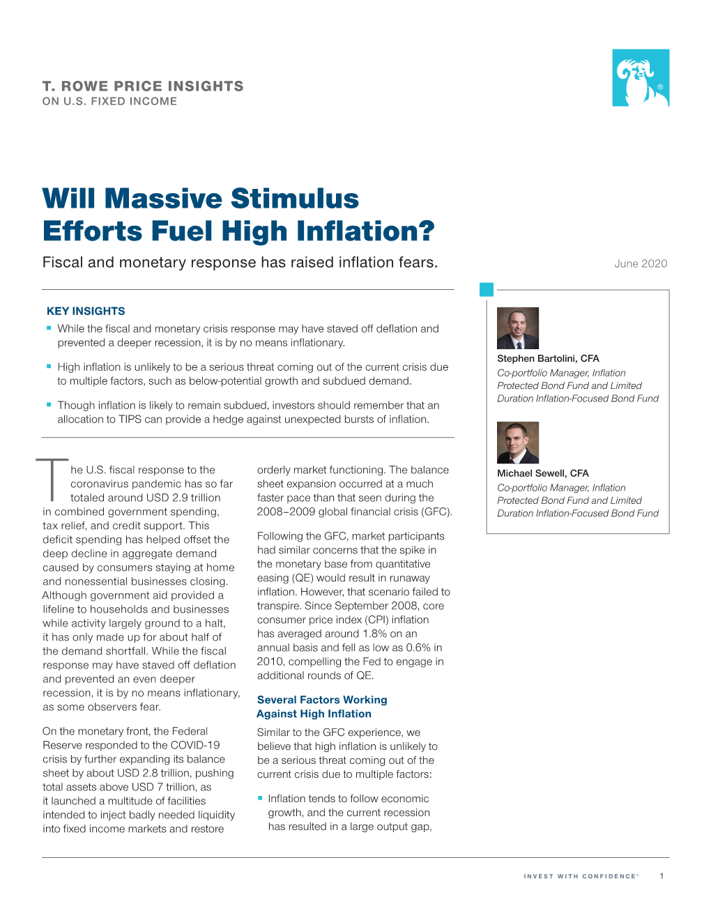 Will Massive Stimulus Efforts Fuel High Inflation? Fiscal and Monetary Response Has Raised Inflation Fears