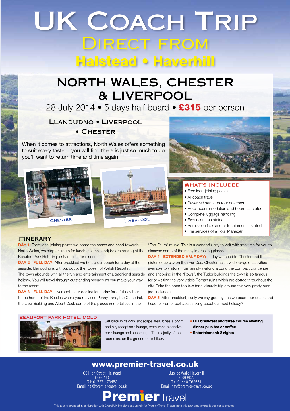 North Wales, Chester & Liverpool