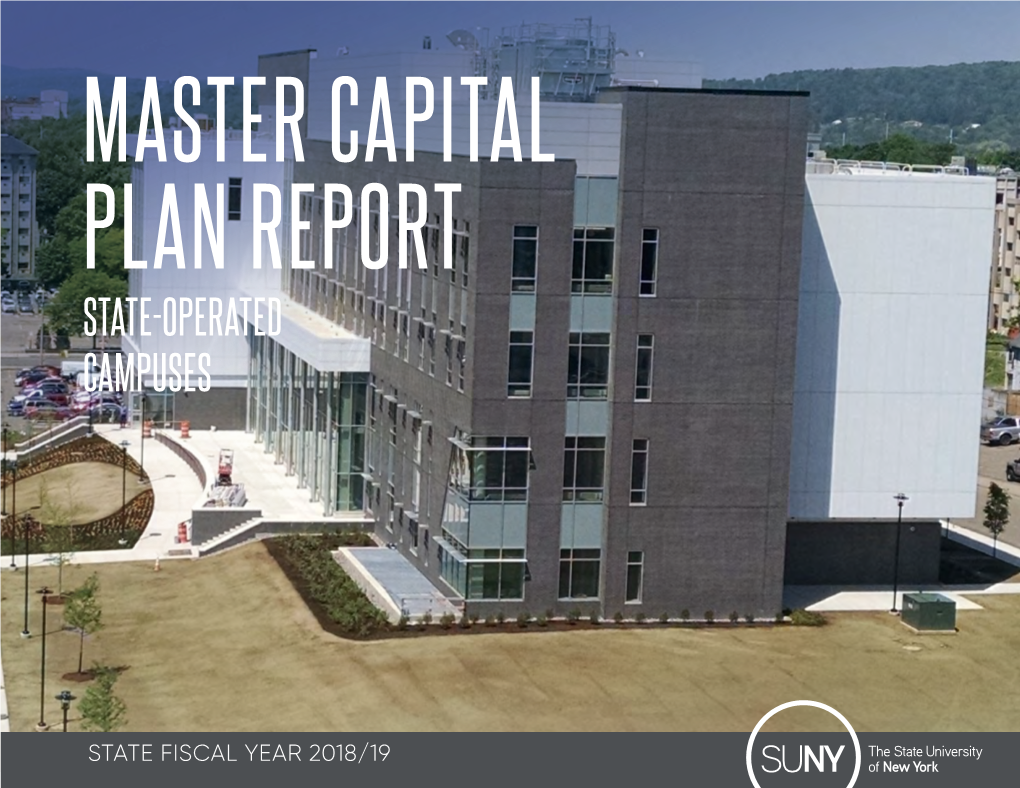 Master Capital Plan Report State-Operated Campuses