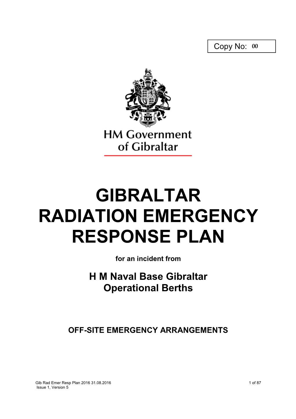 Radiation Emergency Response Plan