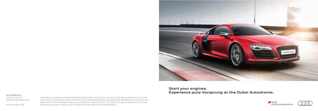 AUD173 DRIVING EXPERIENCE BROCHURE FA3 Revised.Indd