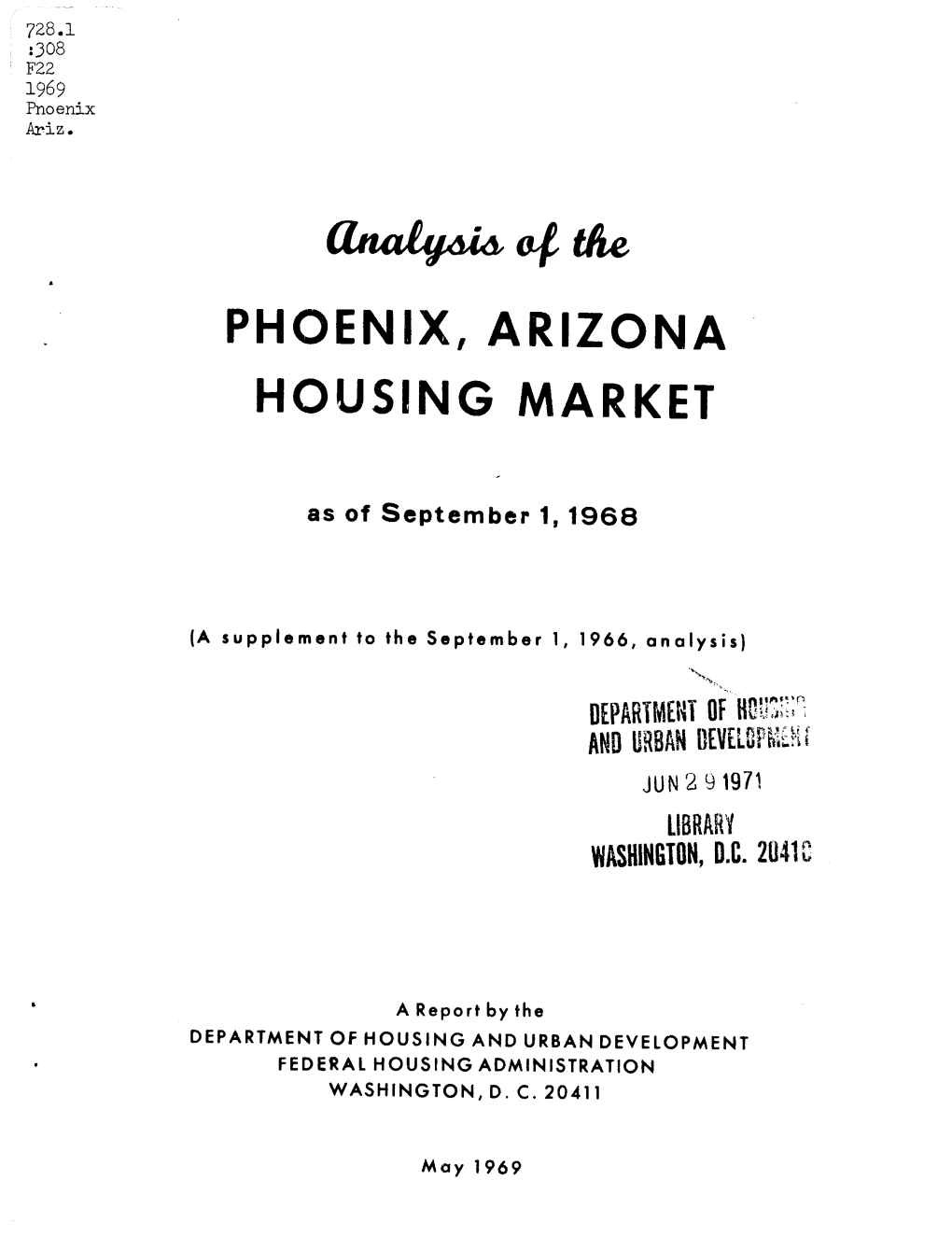 Analysis of the Phoenix, Arizona Housing Market