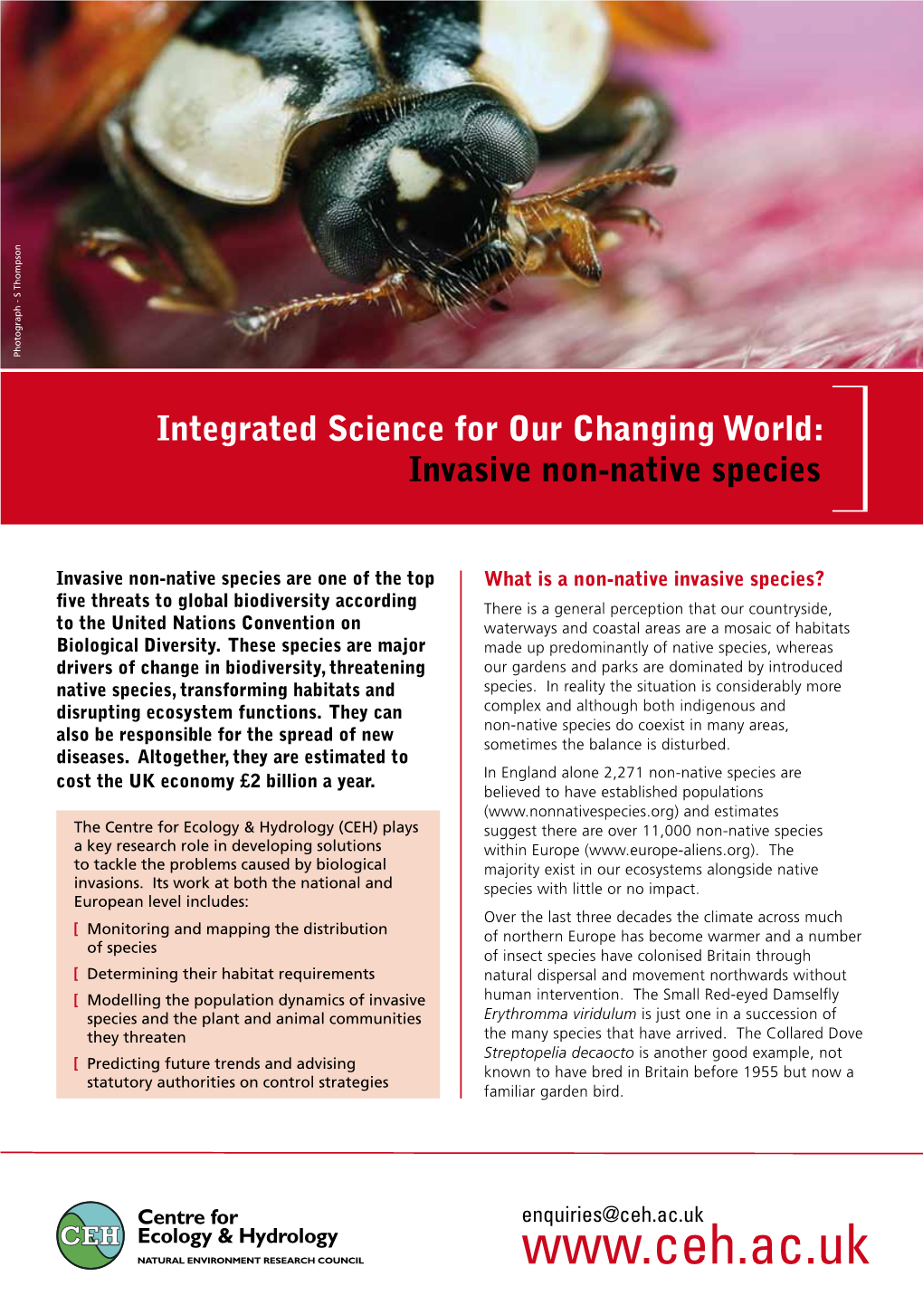 Invasive Non-Native Species Leaflet.Pdf