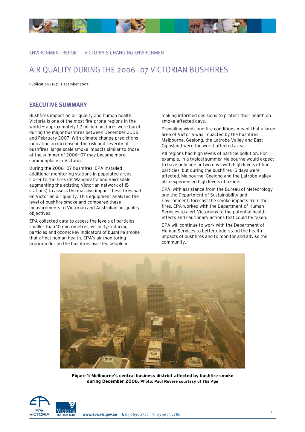 Air Quality During the 2006–07 Victorian Bushfires