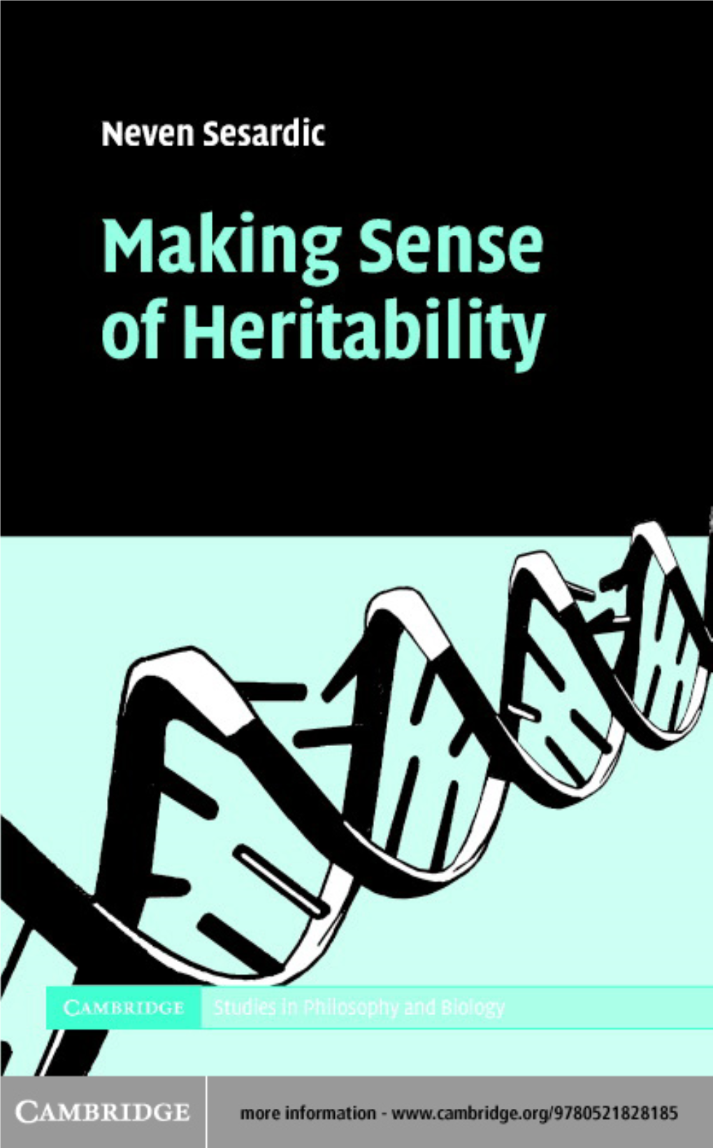 Making Sense of Heritability