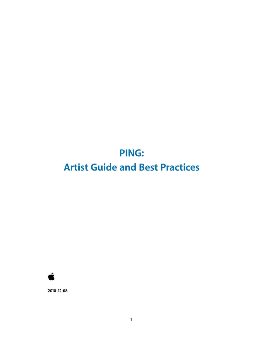 Artist Best Practices 4.0