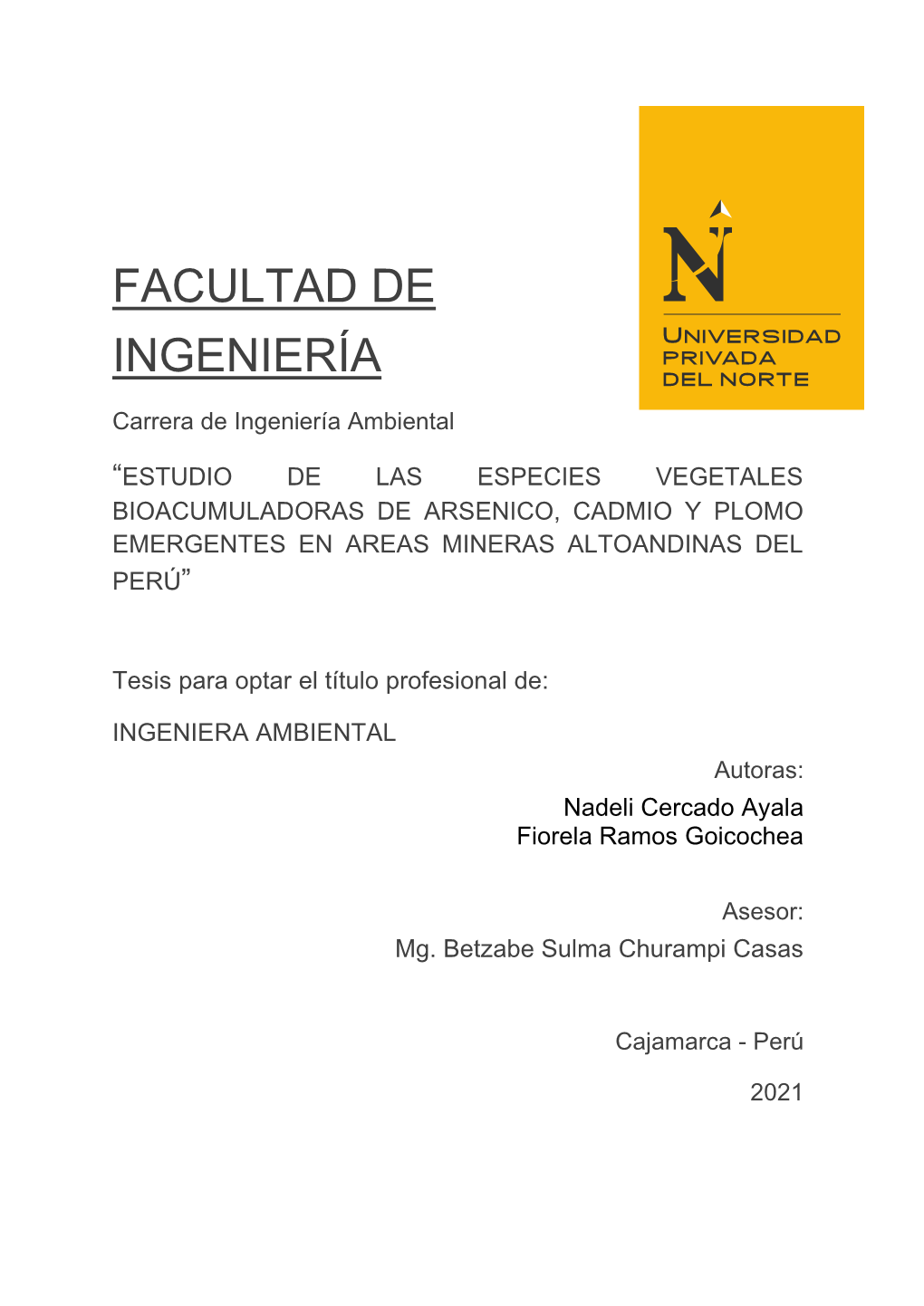 Facultad De Ingeniería