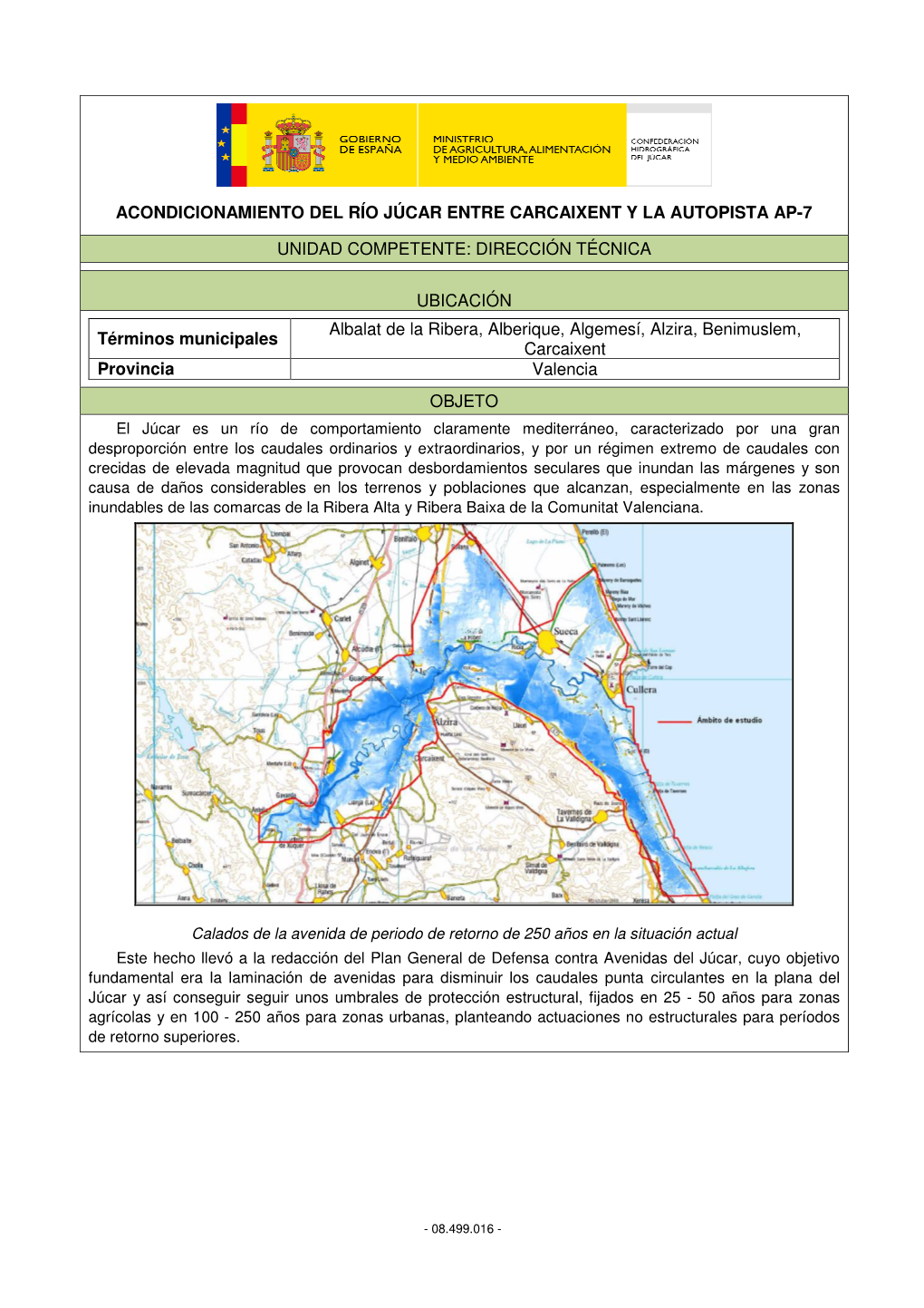 Acondicionamiento Del Río Júcar Entre Carcaixent Y La Autopista Ap-7