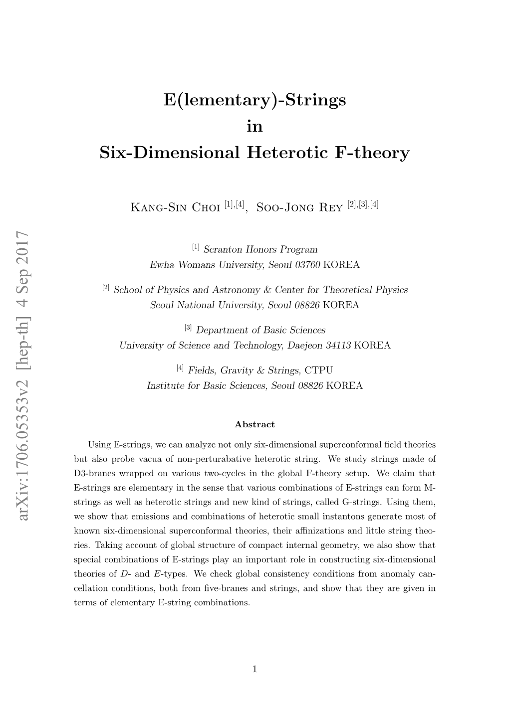 Strings in Six-Dimensional Heterotic F-Theory Arxiv:1706.05353V2