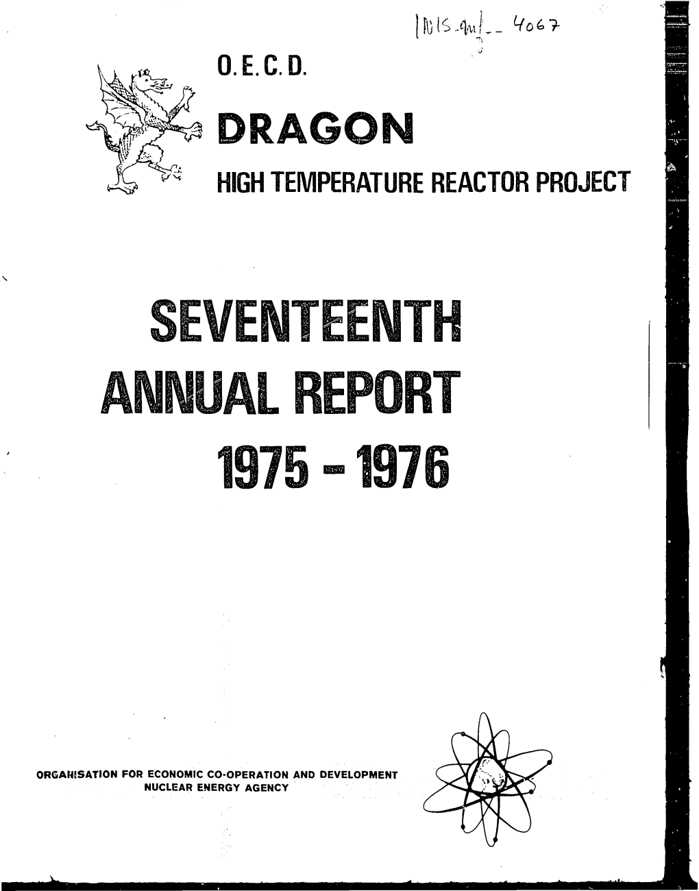 O.E.C. D. High Temperature Reactor Project