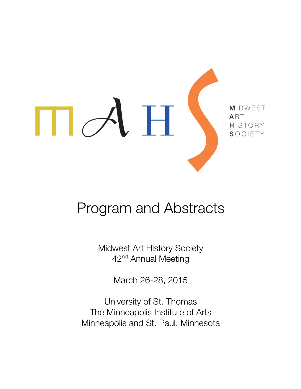 Program and Abstracts