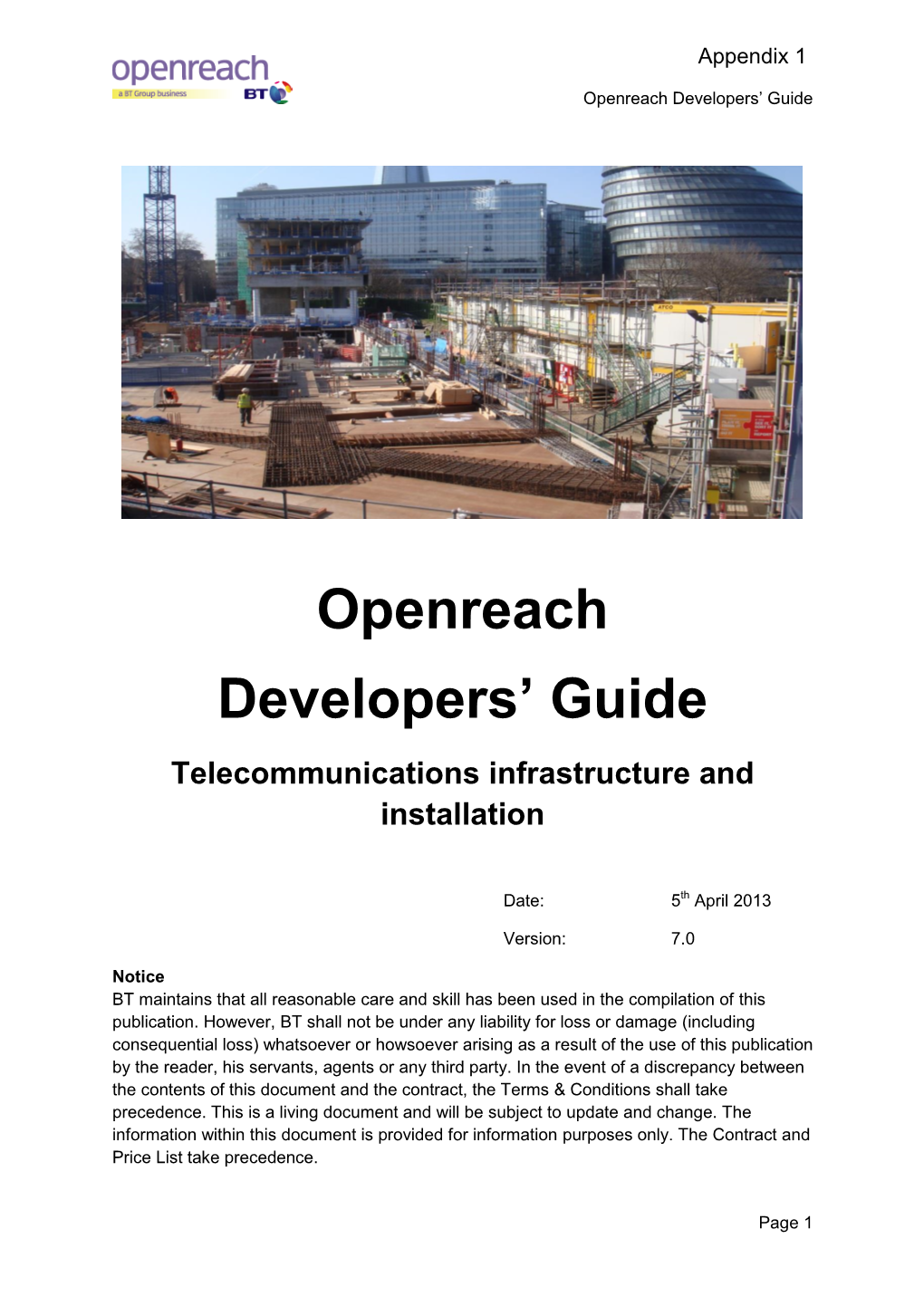 Openreach Developers' Guide