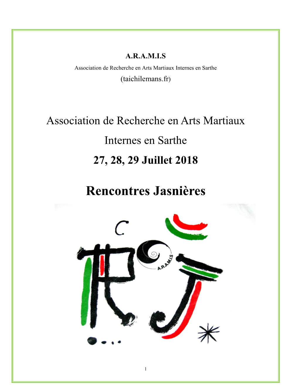 Rencontres Jasnières