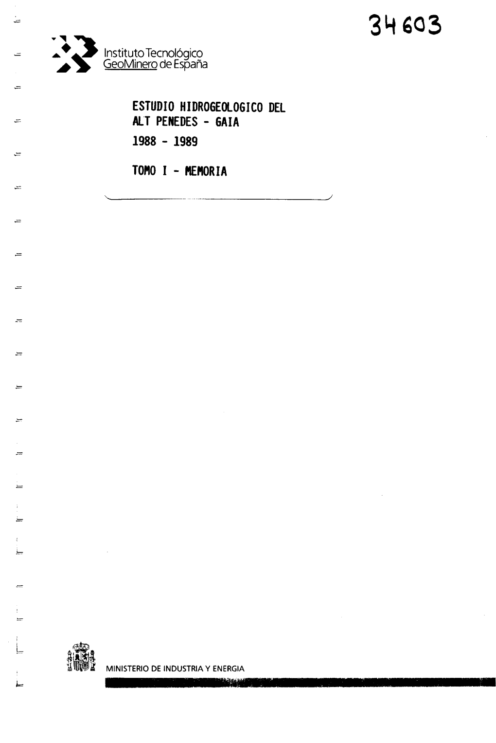 34 6A 3 Instituto Tecnológico Geominero De España