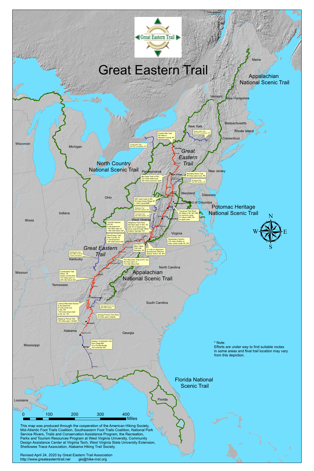 Appalachian National Scenic Trail North Country