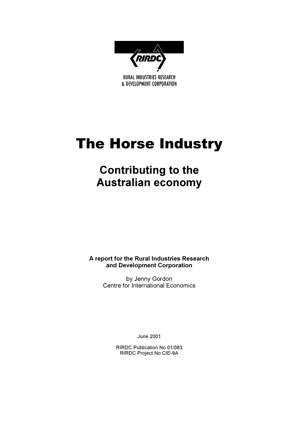 The Horse Industry