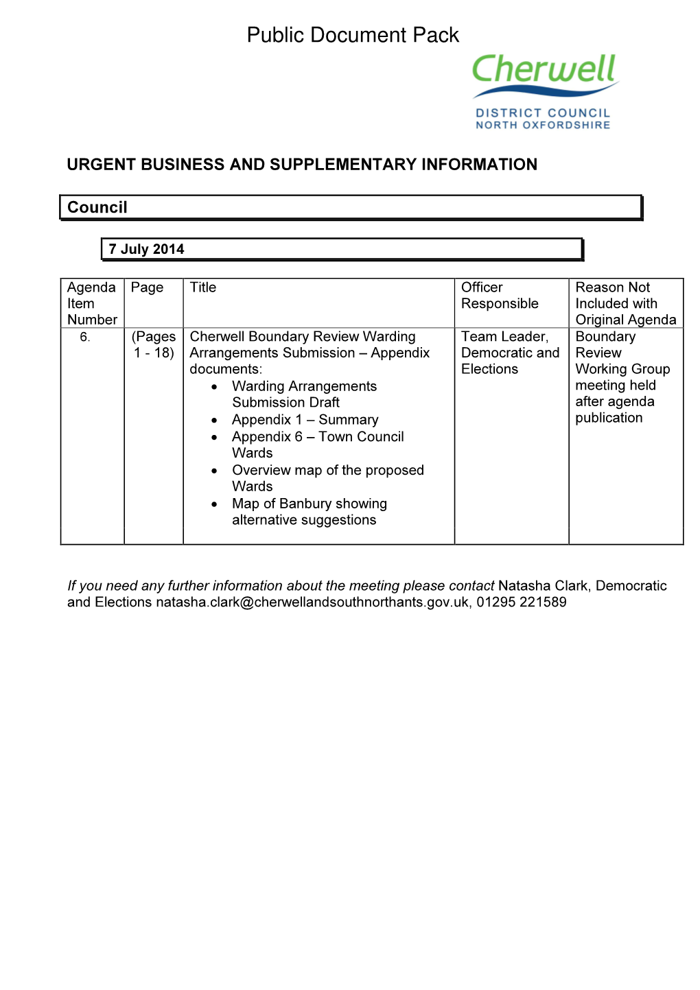 Public Document Pack