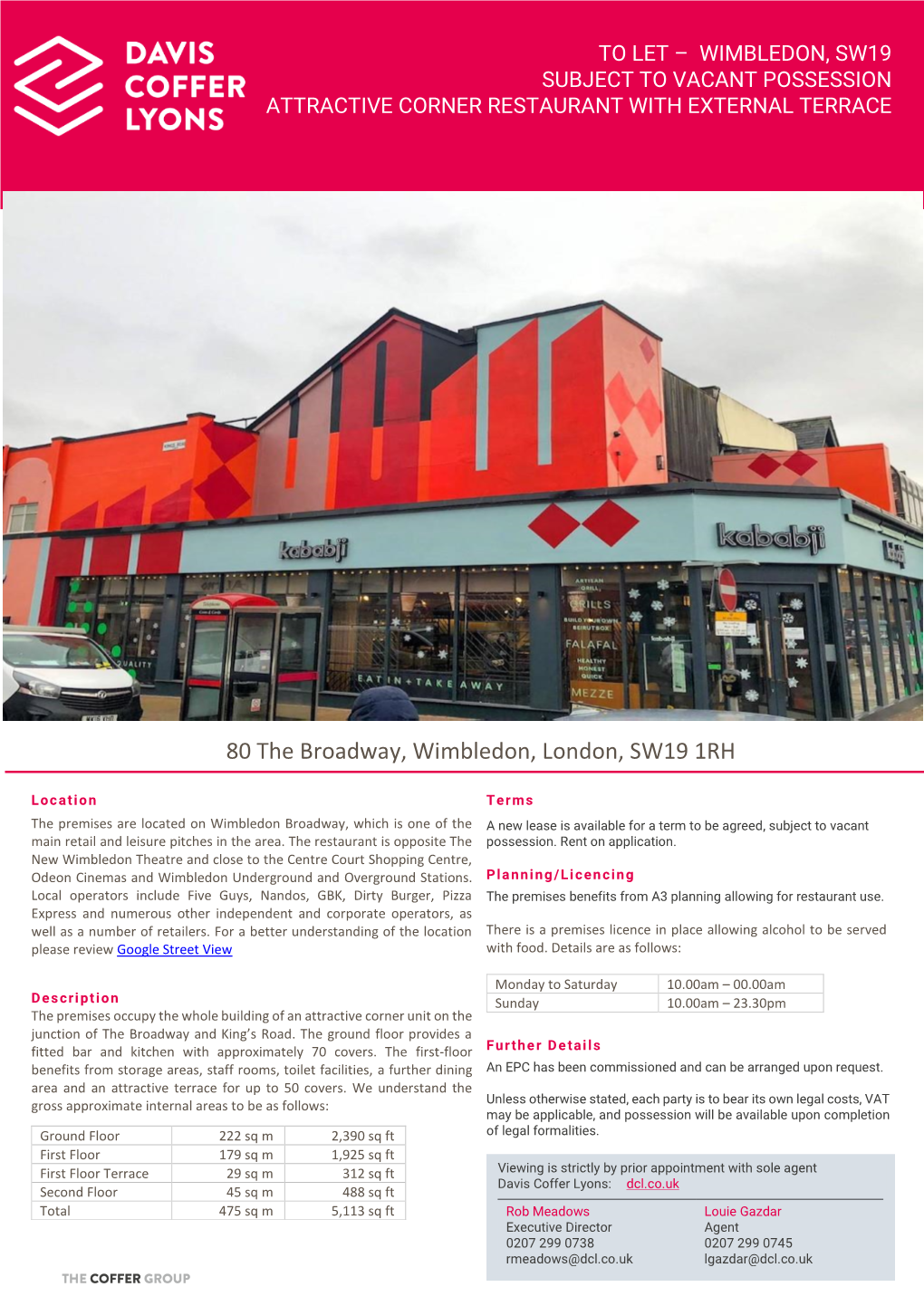 80 the Broadway, Wimbledon, London, SW19 1RH